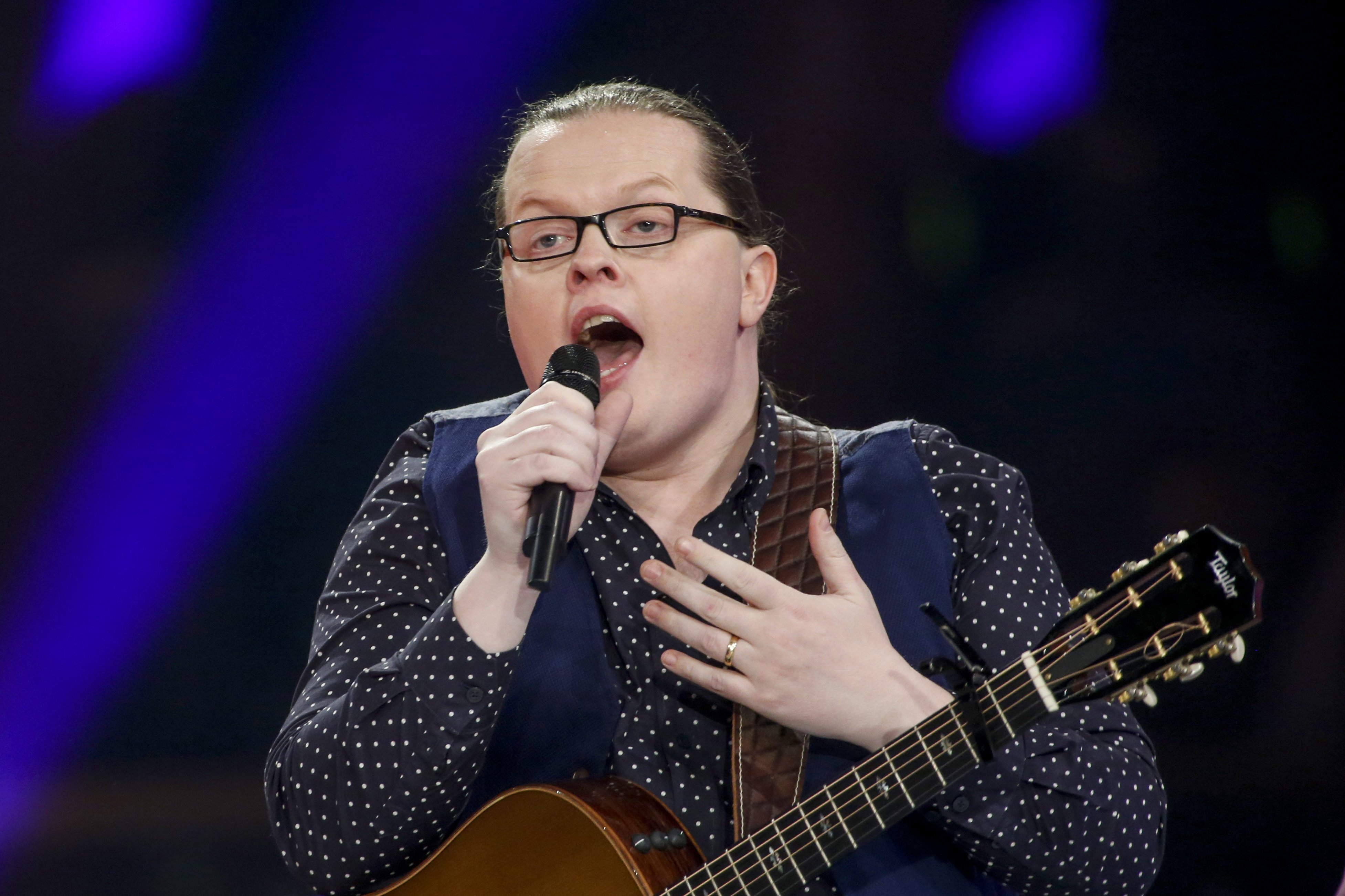 Der irische Sänger Angelo Kelly (Die Familie Kelly) tritt am 13. Januar 2018 in Berlin bei der Fernsehshow "Schlagerchampions - Das große Fest der Besten" in Velodrom auf | Quelle: Getty Images
