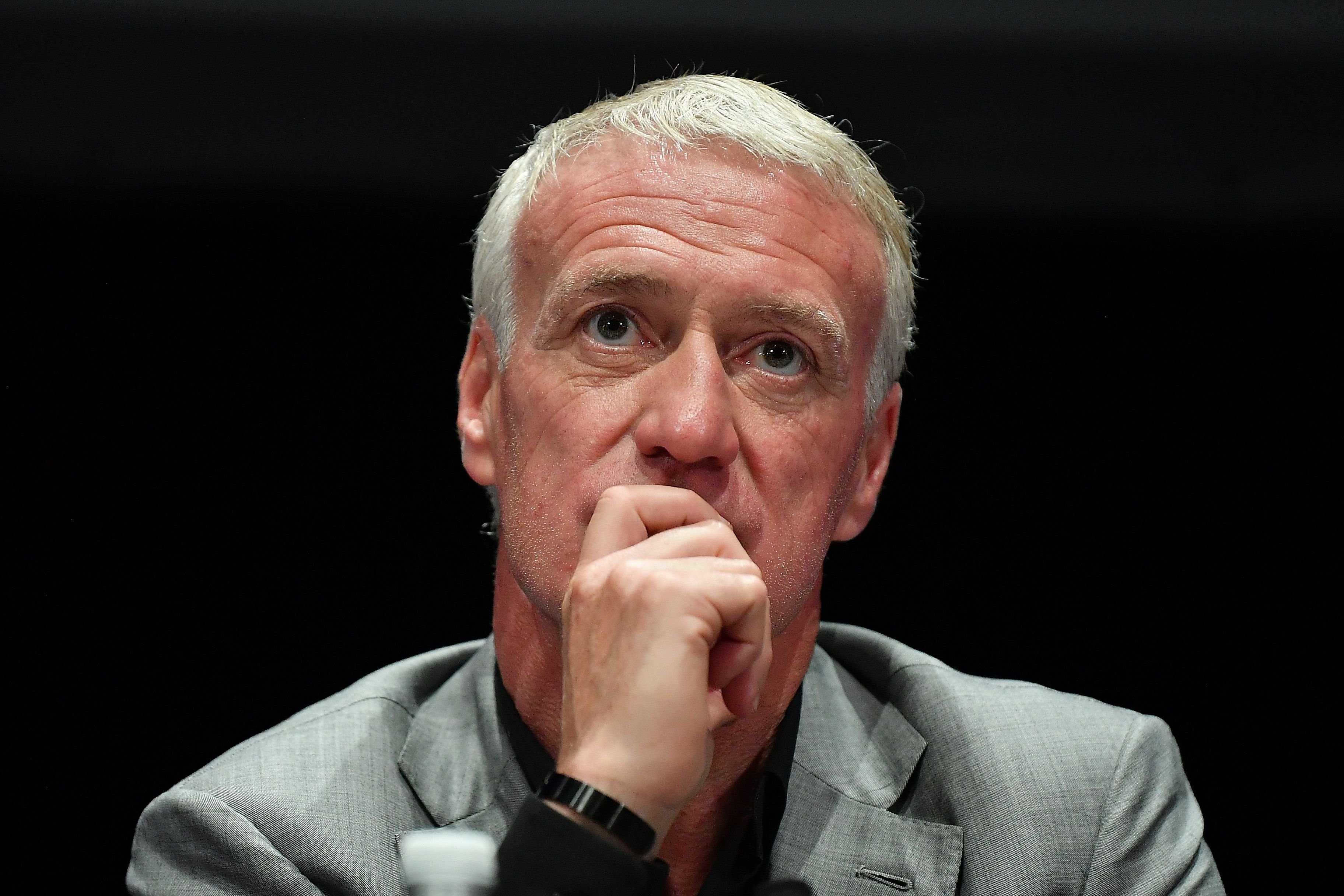 Didier Deschamps participe à la 29e Convention des médias sportifs de SPORTEL Monaco le 22 octobre 2018 à Monaco, Monaco. | Photo : Getty Images