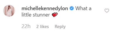 Michelle Kennedy Lon's comment on Daphne Oz's post. | Photo: Instagram.com/daphneoz
