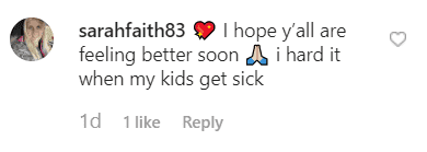 A fan's comment on Jessica Simpson's post. | Photo: Instagram.com/jessicasimpson