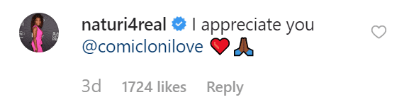 Naturi Naughton's comment on Loni Love's words | Source: Instagram/therealdaytime