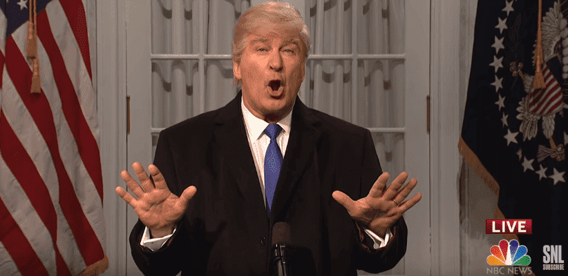 Alec Baldwin als Donald Trump in Sketch - Quelle: Saturday Night Live