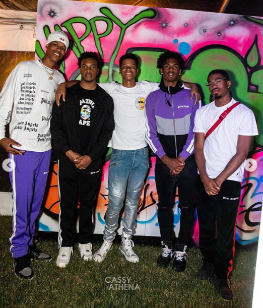 Shaqir O'Neal and his friends at his 16th birthday party. | Source: Instagram/cassyathenaphoto