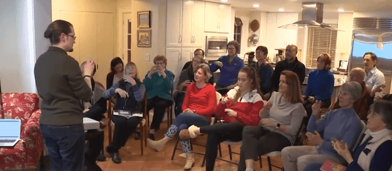 The Newton neighborhood during an American Sign Language Class | Photo: ABC 7