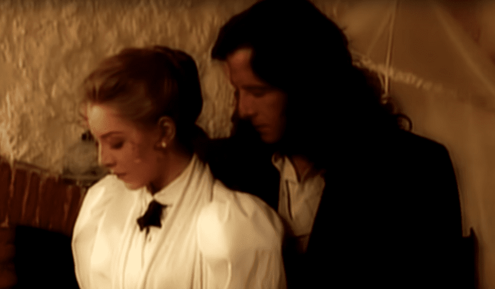 Actor Eduardo Palomo y actriz Edith González en la telenovela ‘Corazón Salvaje’. | Imagen: YouTube/SalvajeForever Actor Eduardo Palomo y actriz Edith González en la telenovela ‘Corazón Salvaje’. | Imagen: YouTube/SalvajeForever