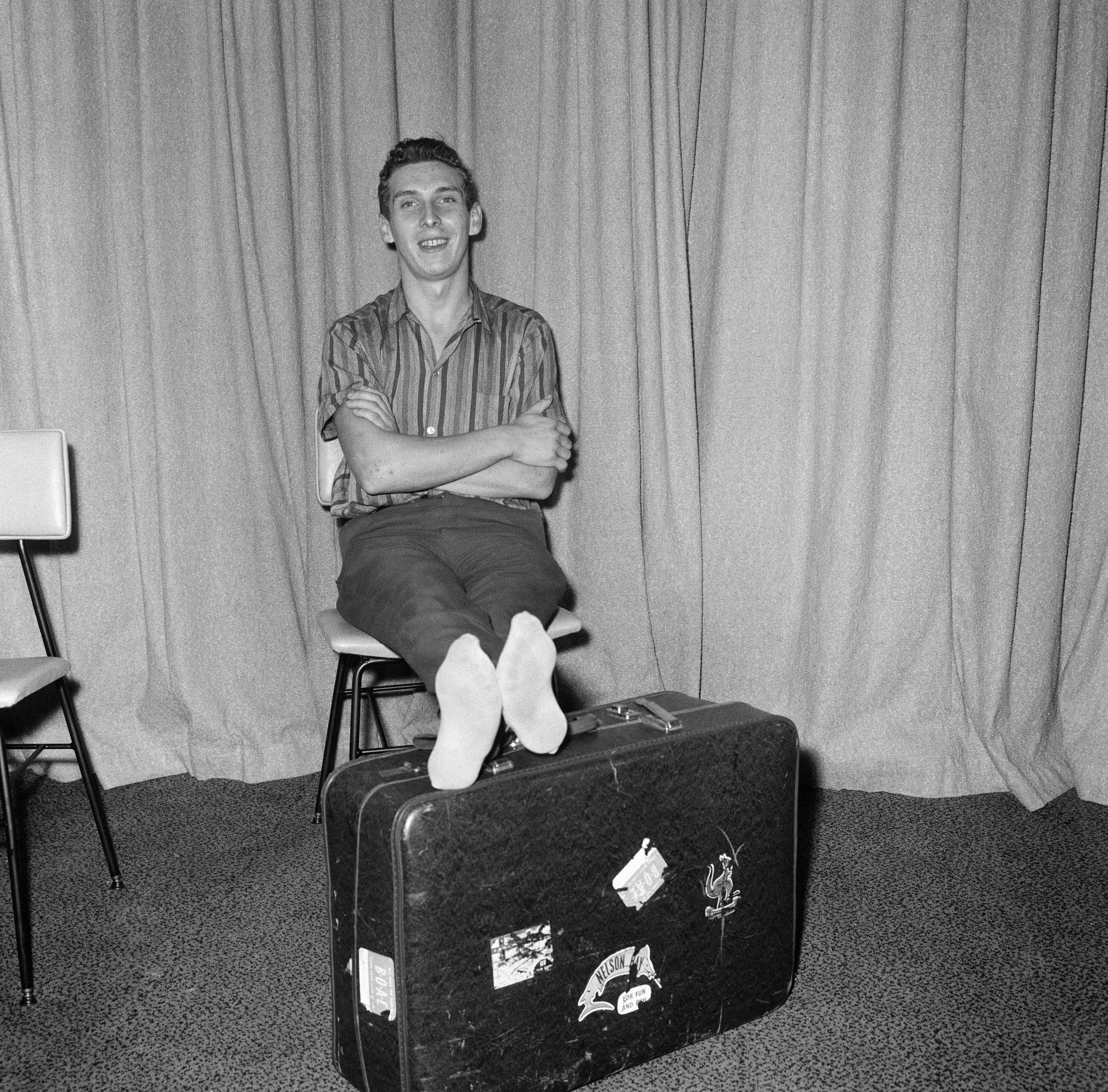 Brian Robson en Londres en 1965. | Foto: Getty Images