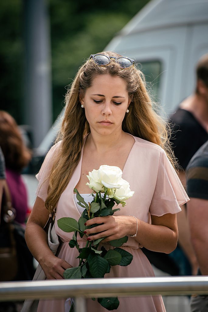 Une femme en deuil. l Source : Getty Images