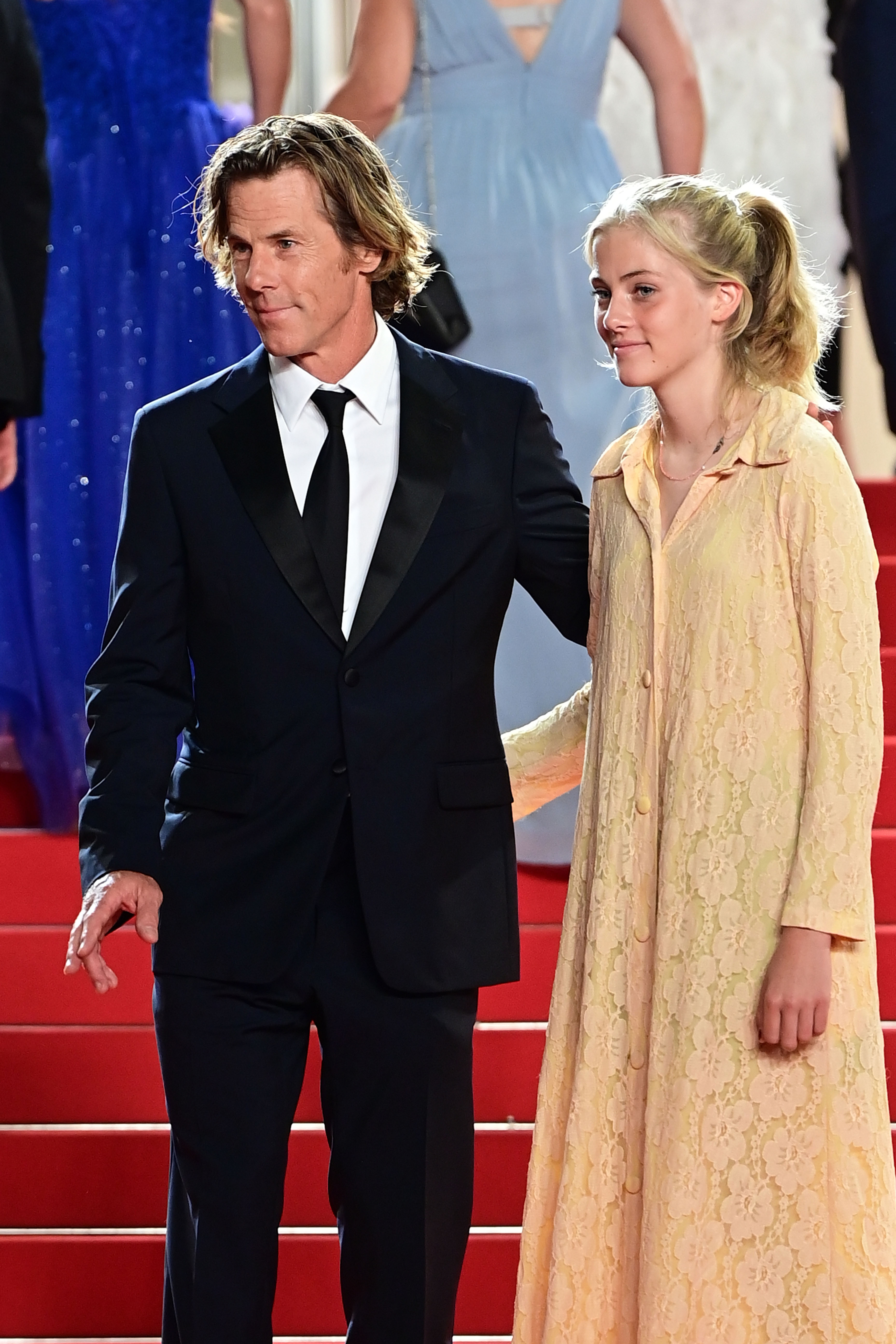 Danny Moder and Hazel Moder arrive at the premiere of "Flag Day" during the 74th Cannes Film Festival in Cannes, France, on July 10, 2021. | Source: Getty Images