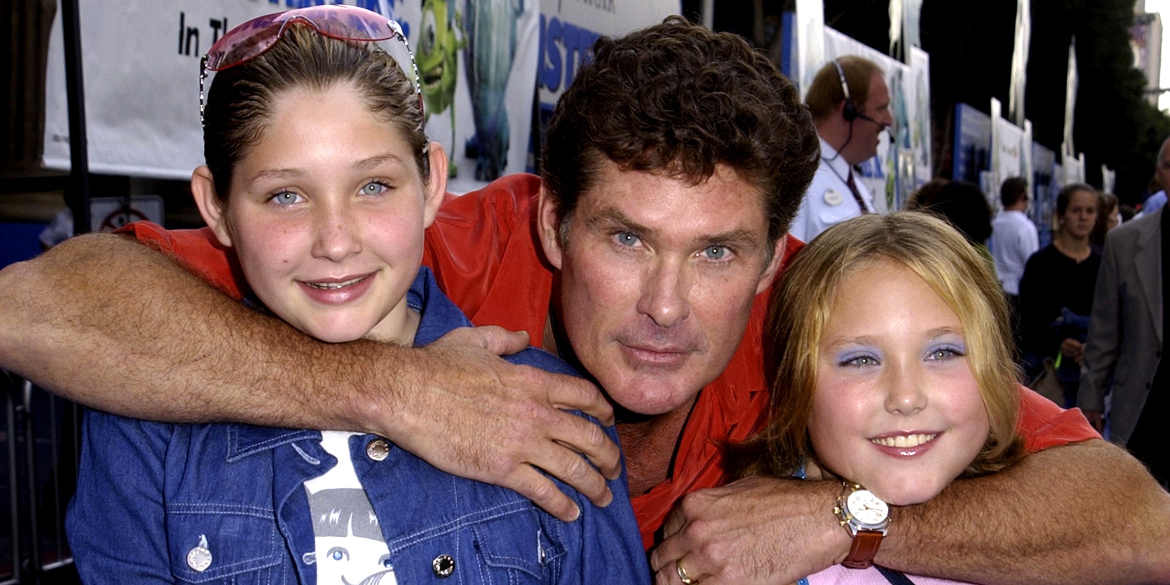 David, Taylor Ann and Hayley Hasselhoff | Source: Getty Images 