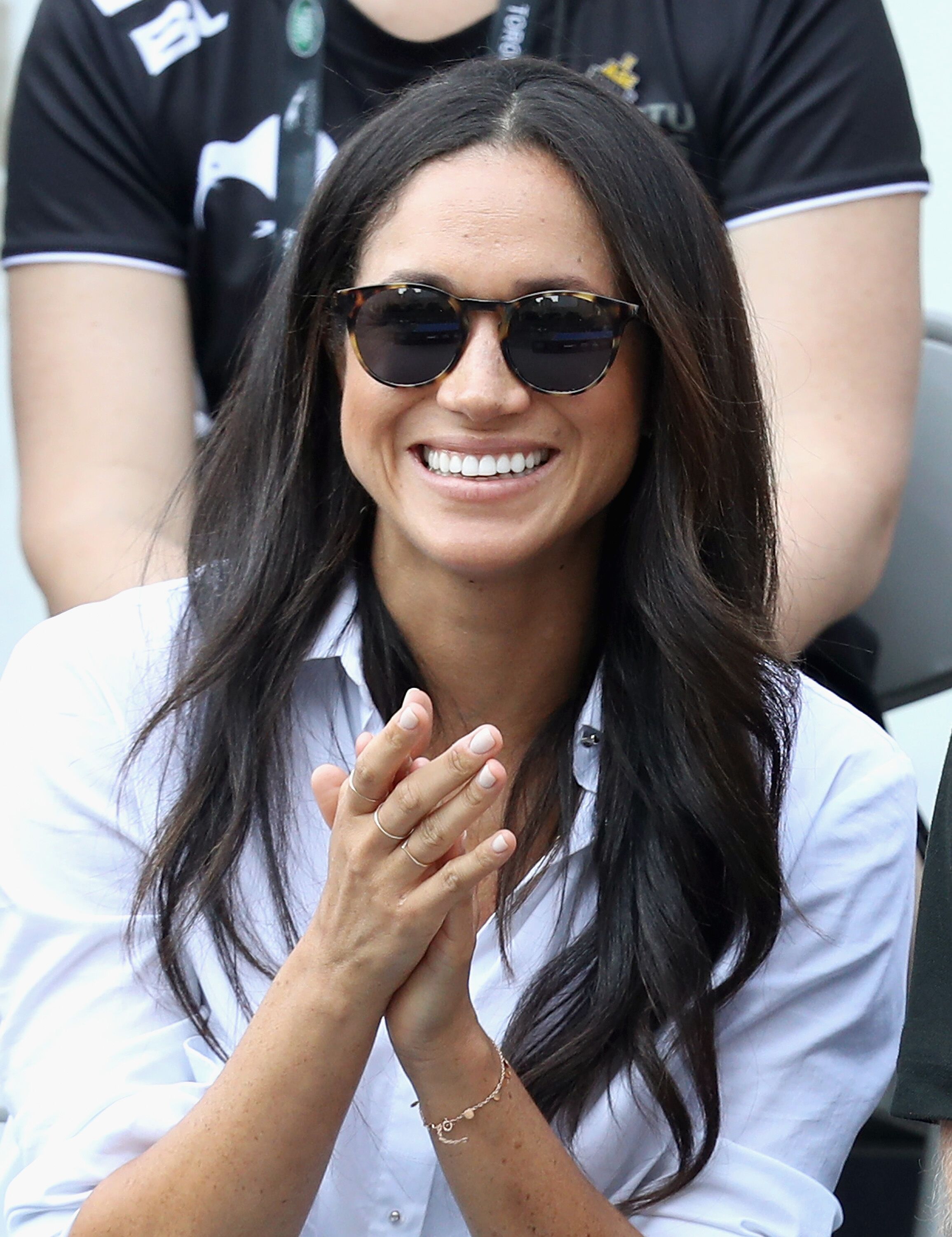 Meghan Markle attends a Wheelchair Tennis match during the Invictus Games 2017 at Nathan Philips Square in Toronto, Canada | Photo: Getty Images