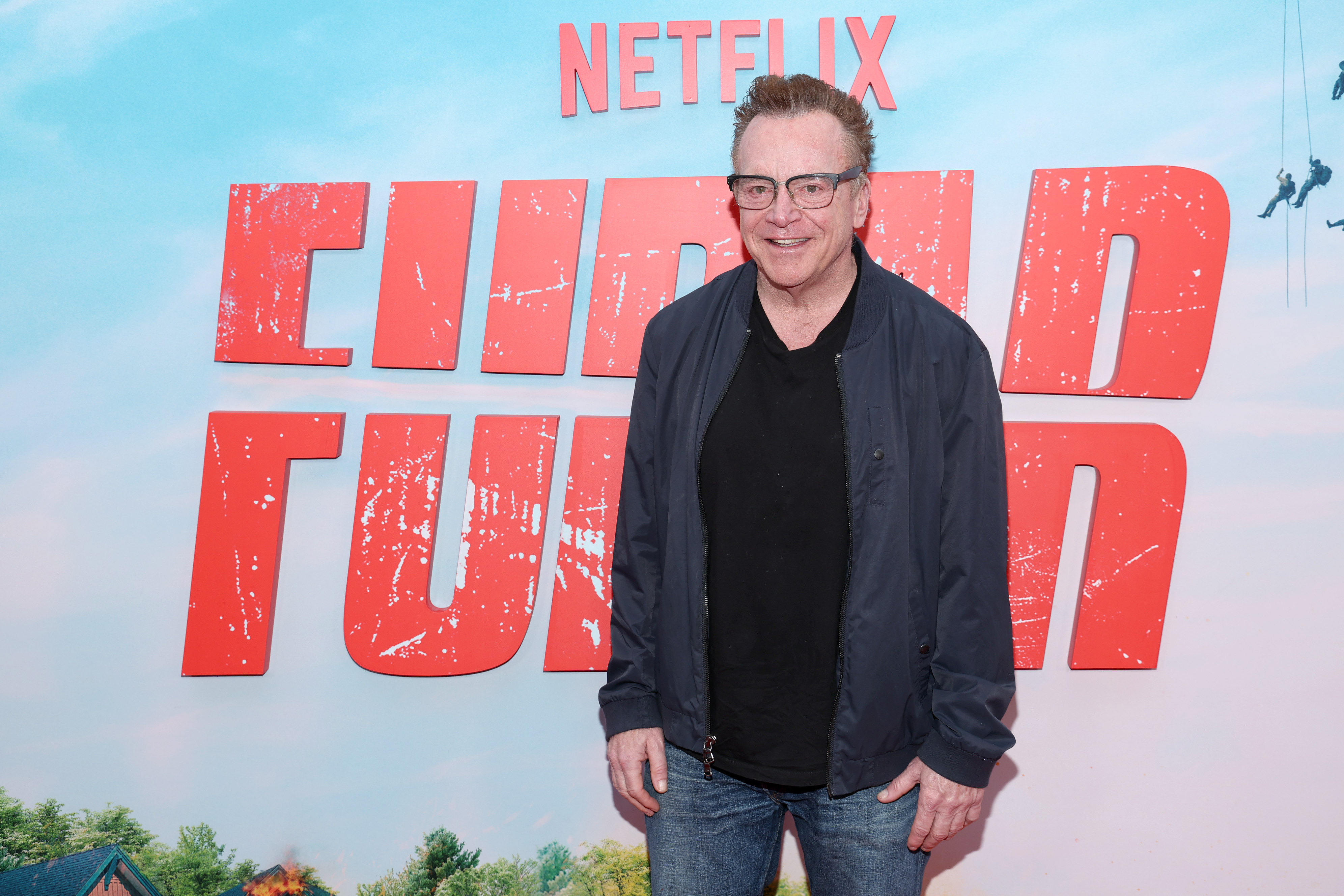 Tom Arnold at the Netflix premiere of "FUBAR" in Los Angeles, 2023 | Source: Getty Images