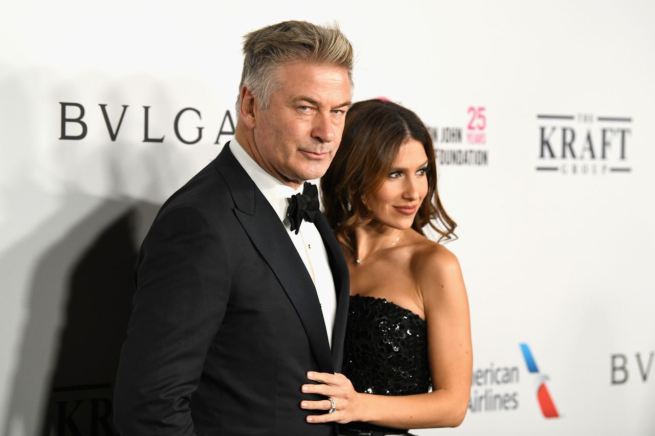 Alec Baldwin and Hilaria Baldwin attend the Elton John AIDS Foundation's Annual Fall Gala with Cocktails By Clase Azul Tequila at Cathedral of St. John the Divine on November 7, 2017 in New York City. | Source: Getty Images