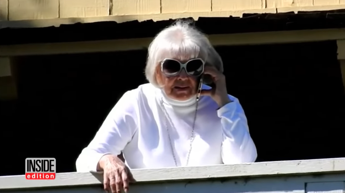 Doris Day outside her home | Source: Youtube.com/Inside Edition