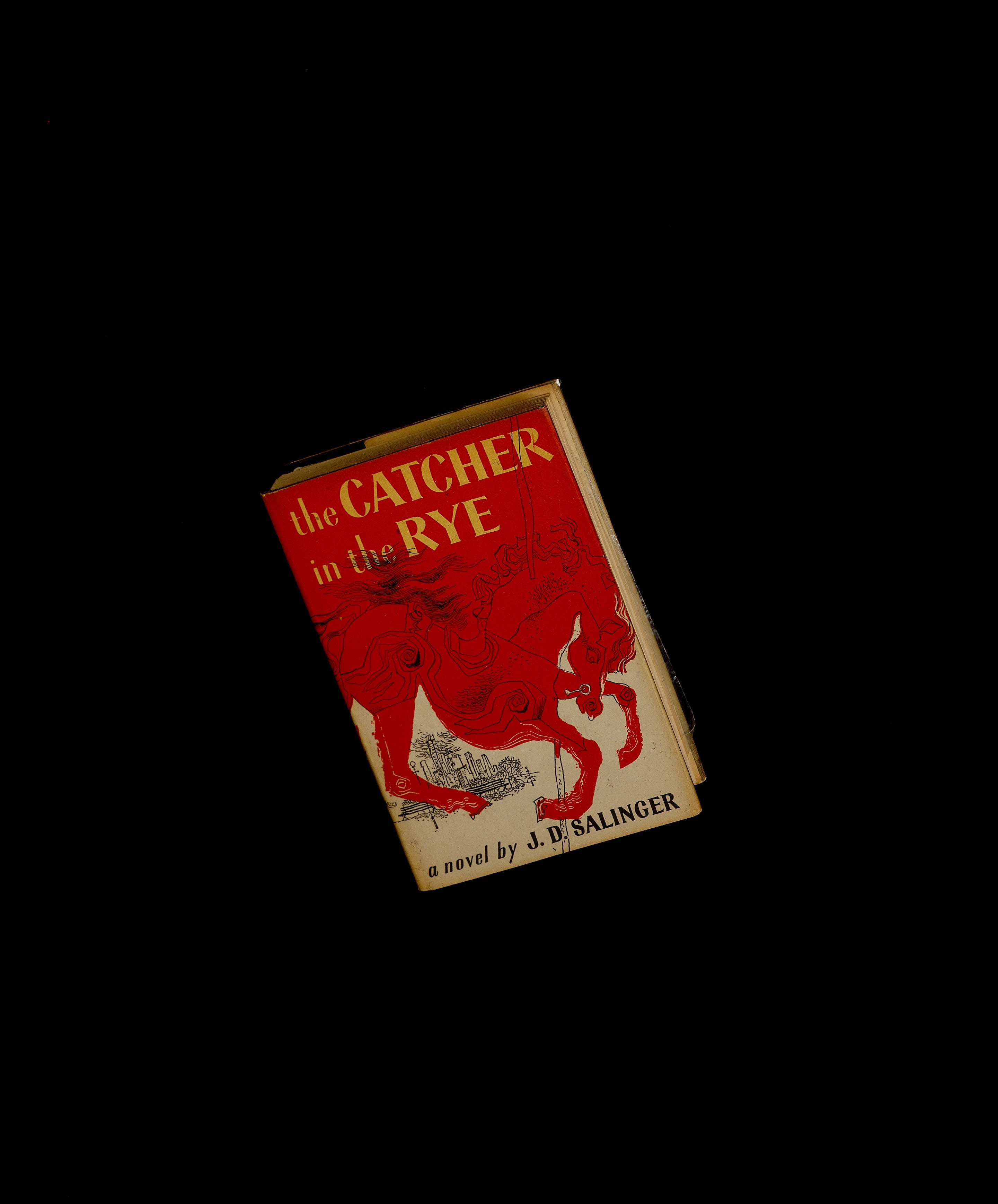  Hardcover 1st edition of author J.D. Salinger's "Catcher in the Rye" circa 1981. | Source: Getty Images