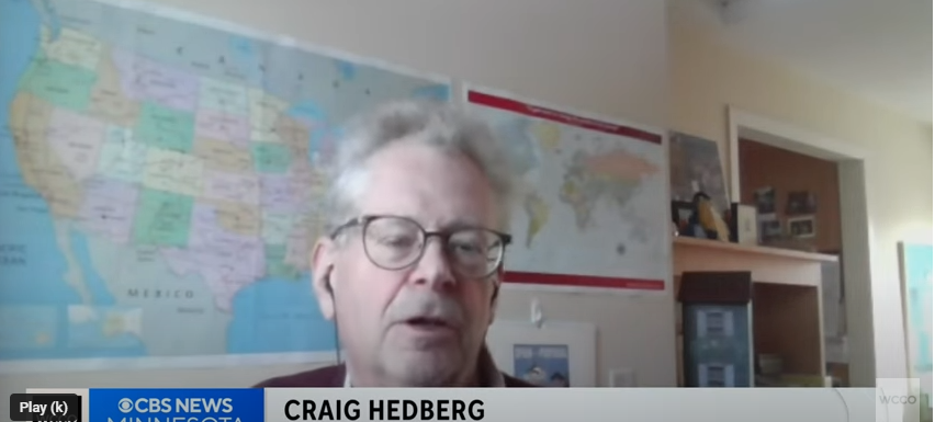 UMN public health professor advising people to eat well-cooked beef from an interview posted on November, 22, 2024 | Source: YouTube/@wcco| Source: