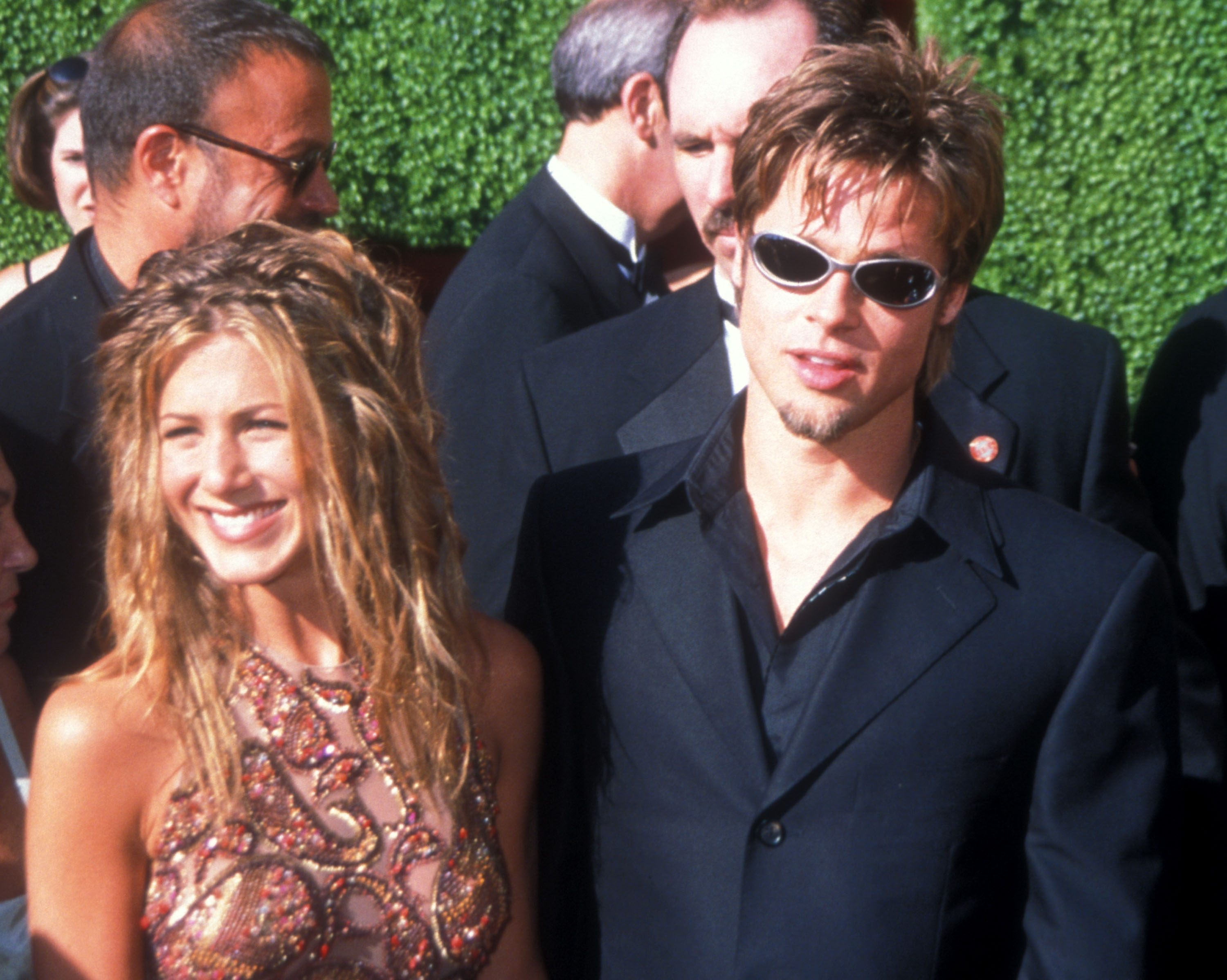 Brad Pitt and Jennifer Aniston on June 12, 1998 | Source: Getty Images