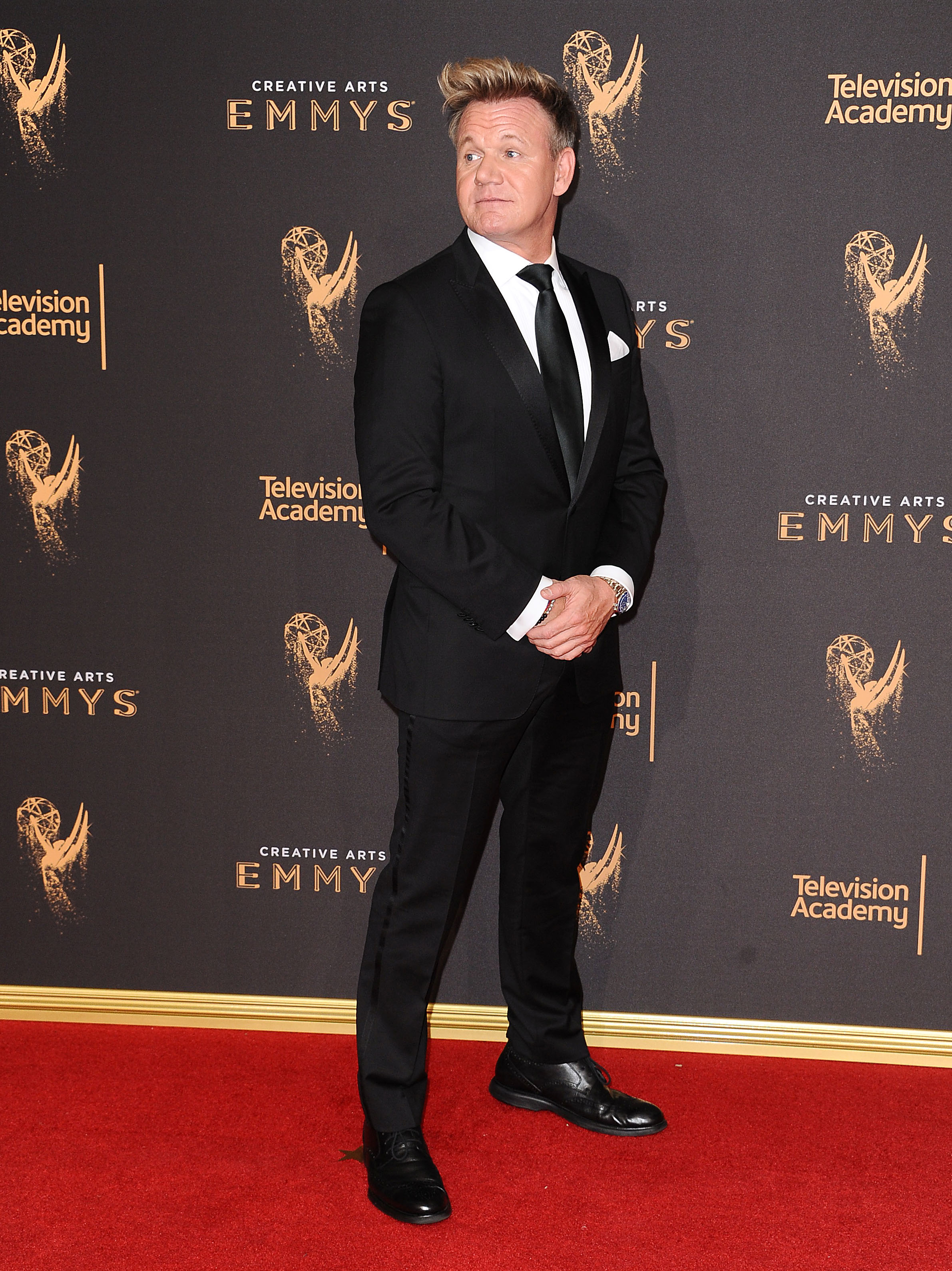 Gordon Ramsay at the Creative Arts Emmy Awards in Los Angeles, California on September 9, 2017 | Source: Getty Images