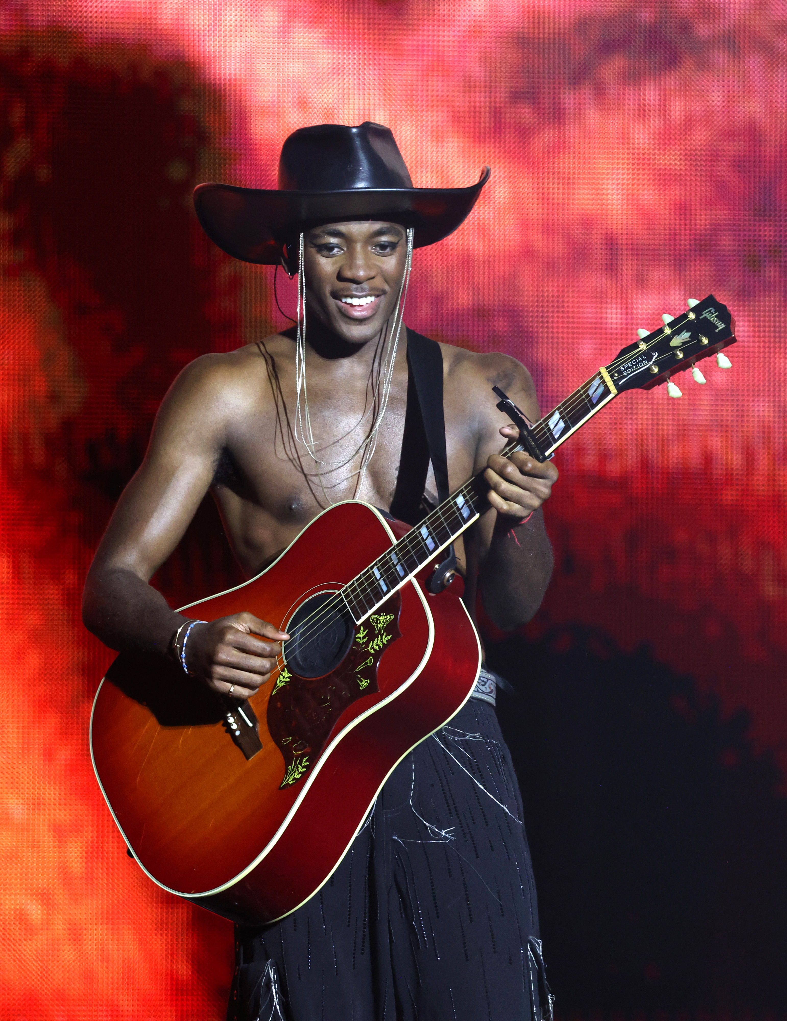 David Banda performs onstage during "The Celebration Tour: at Copacabana beach on May 04, 2024 in Rio de Janeiro, Brazil. | Source: Getty Images