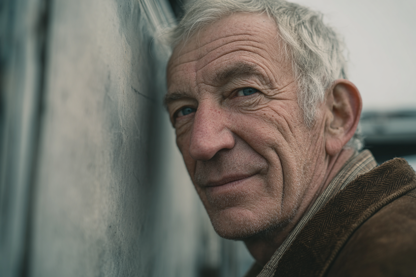 A man smiling | Source: Midjourney