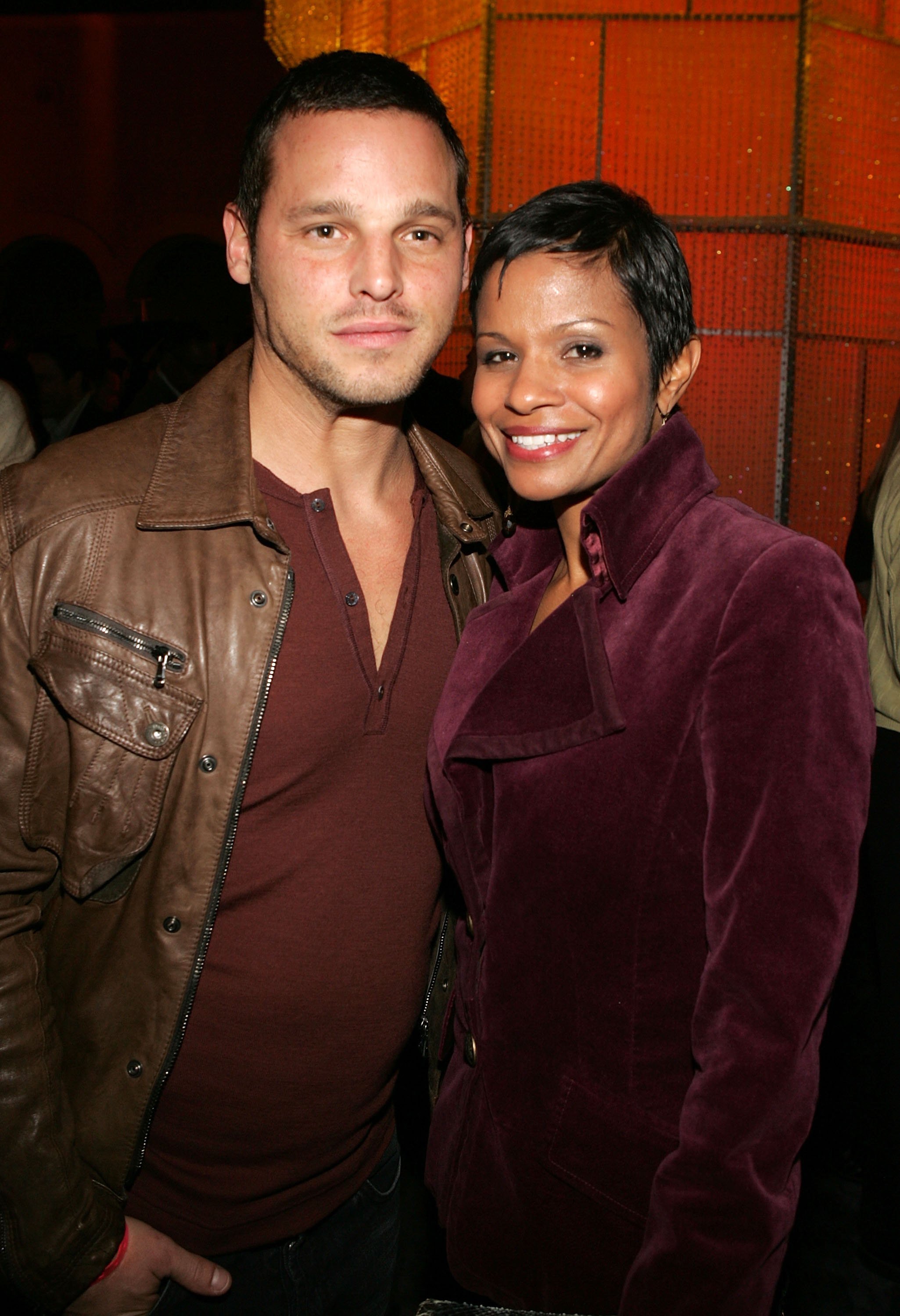  Actor Justin Chambers (L) and his wife Keisha attend the Victoria's Secret Fashion Show after party held at the Hollywood Roosevelt Hotel on November 16, 2006  | Source: Getty Images
