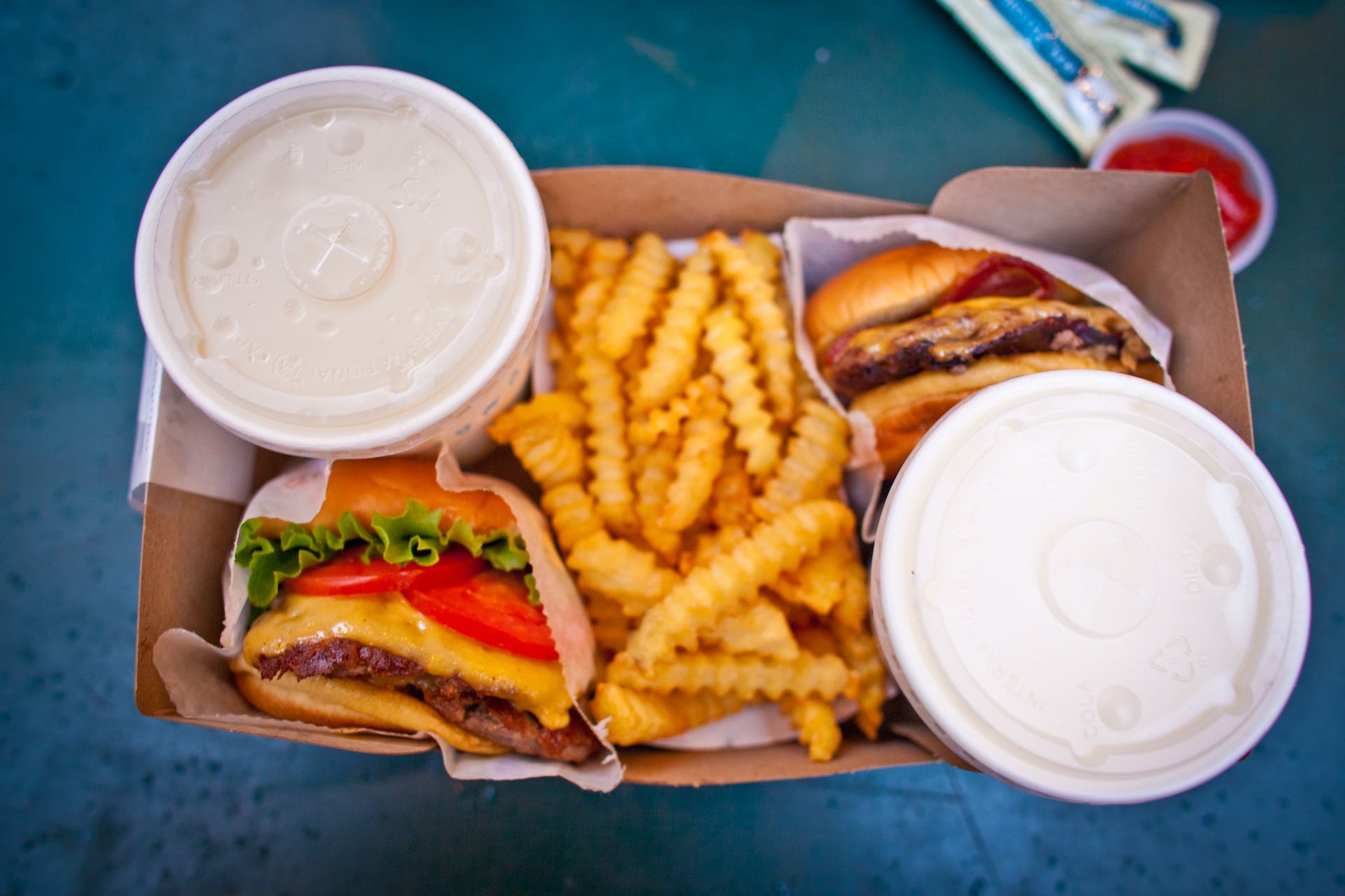 Burgers and fries | Source: Pexels