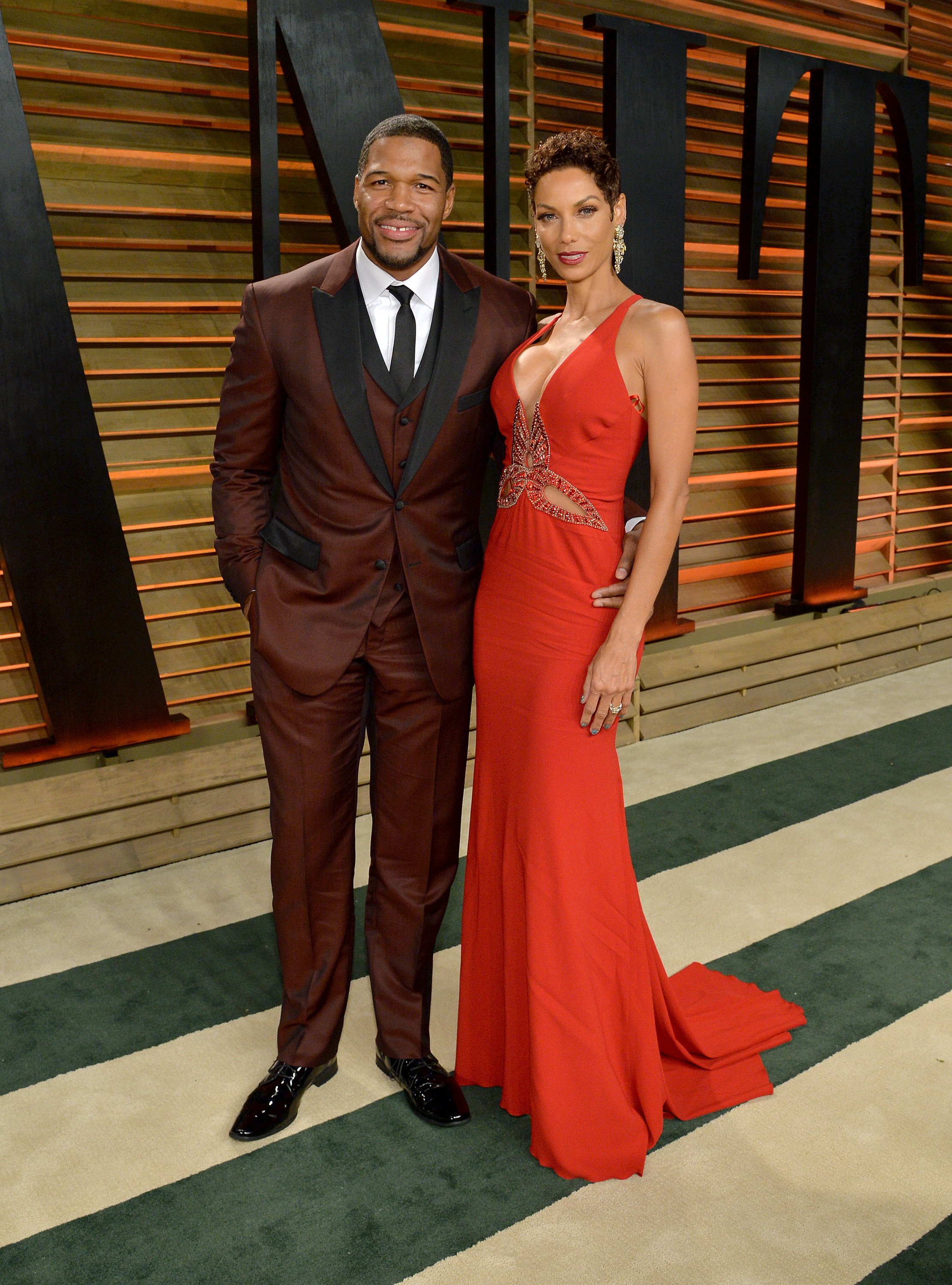 Michael Strahan and Nicole Murphy attend the 2014 Vanity Fair Oscar Party, 2014, West Hollywood, California. | Photo: Getty Images