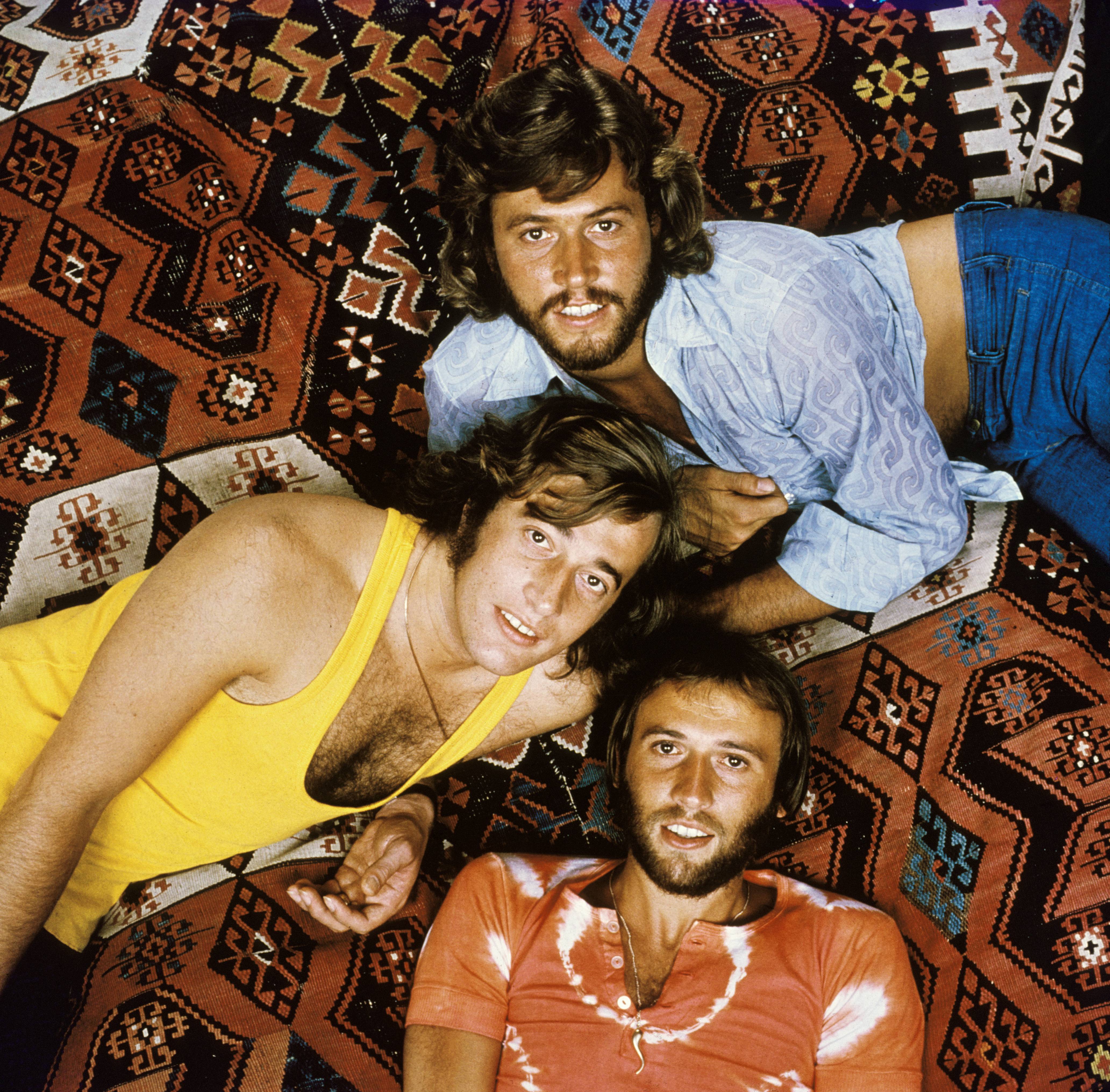 Barry Gibb, Robin Gibb, and Maurice Gibb, in 1971. | Source: Getty Images