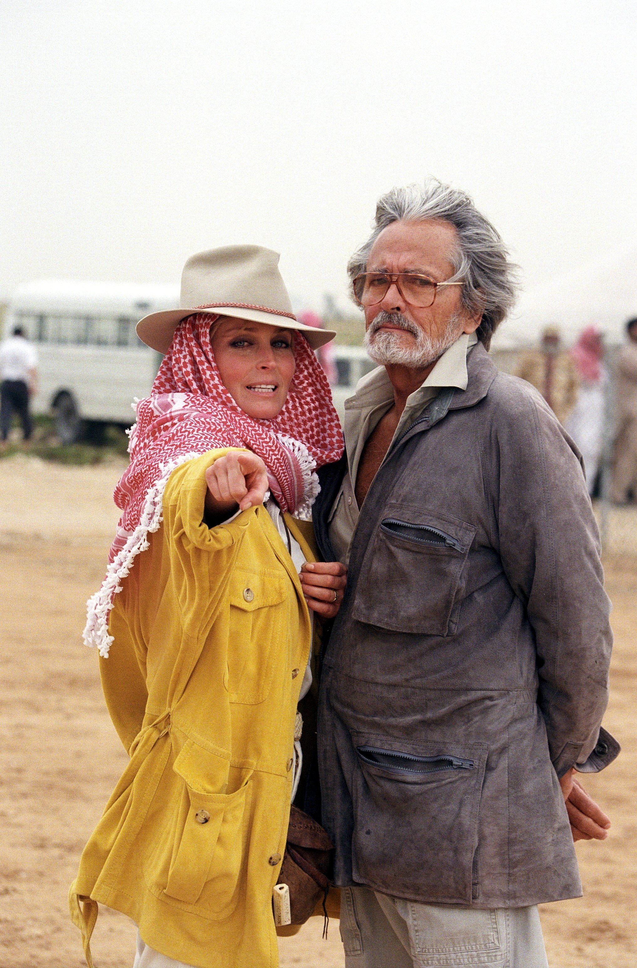 John and Bo Derek in Qatar on March 23, 1996. | Source: Getty Images