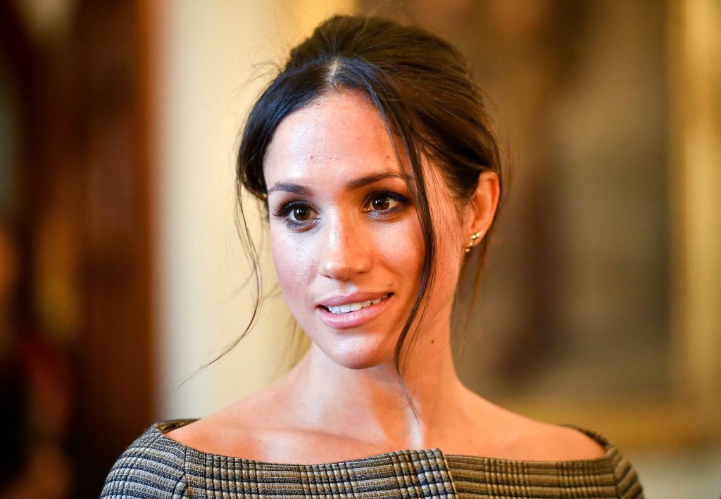 Duchess Meghan inside the Drawing Room during a visit to Cardiff Castle on January 18, 2018, in Cardiff, Wales. | Source: Ben Birchall - WPA Pool/Getty Images