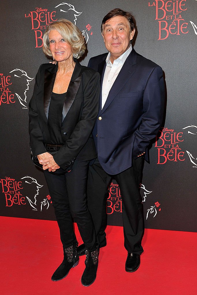 Jean-Pierre Foucault et Evelyne Jarre en 2013. l Source : Getty Images