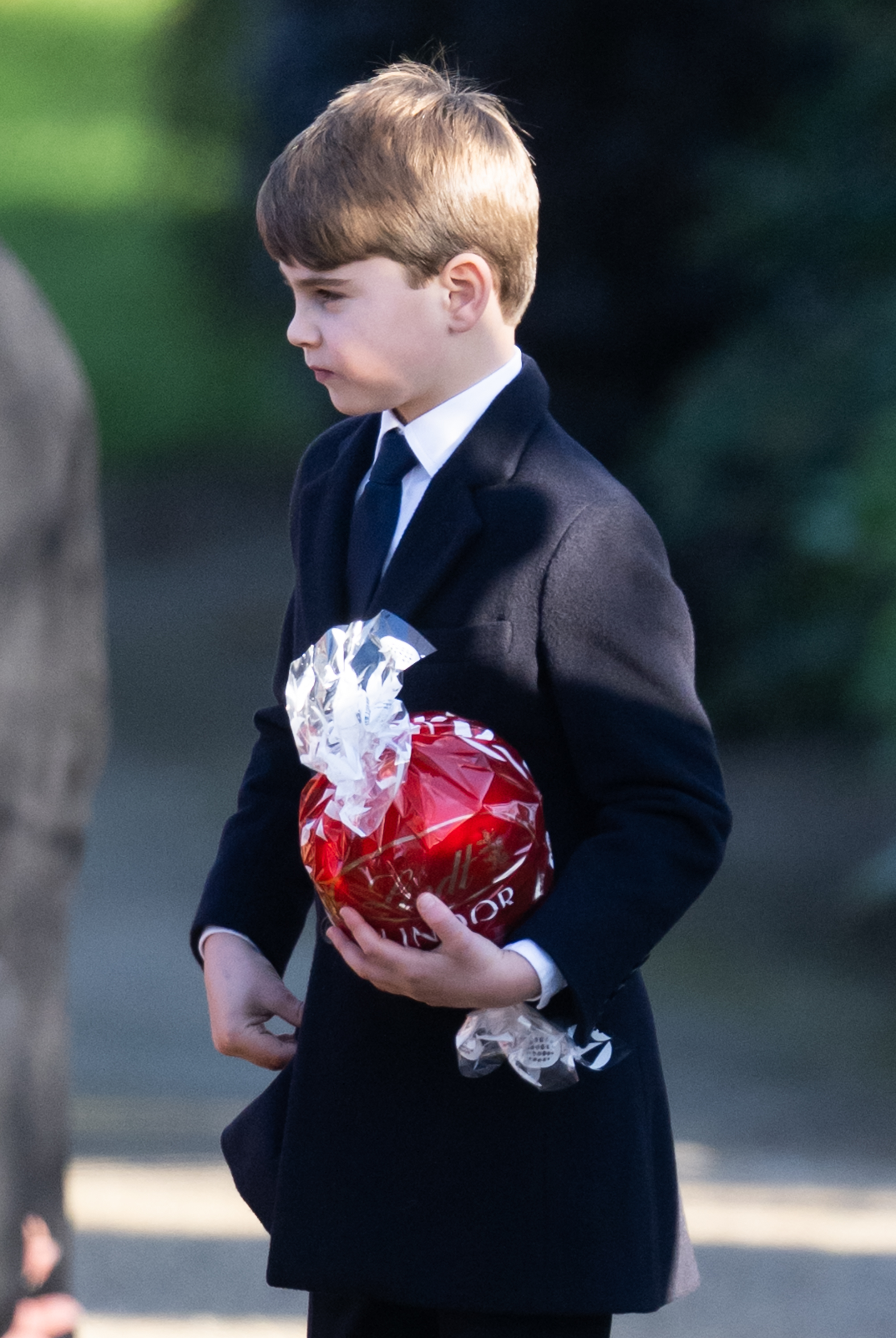 Prince Louis of Wales attends the Christmas Morning Service at Sandringham Church on 25 December 2025 in Sandringham, Norfolk. | Source: Getty Images