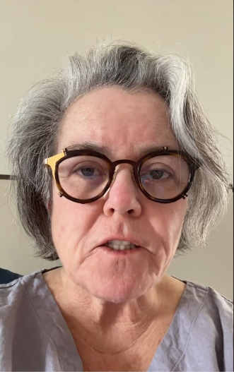 Rosie O'Donnell addressing her fans on TikTok talking about her weight loss as well as her relocation to Ireland from a video posted on March 20, 2025 | Source: TikTok/@rosie