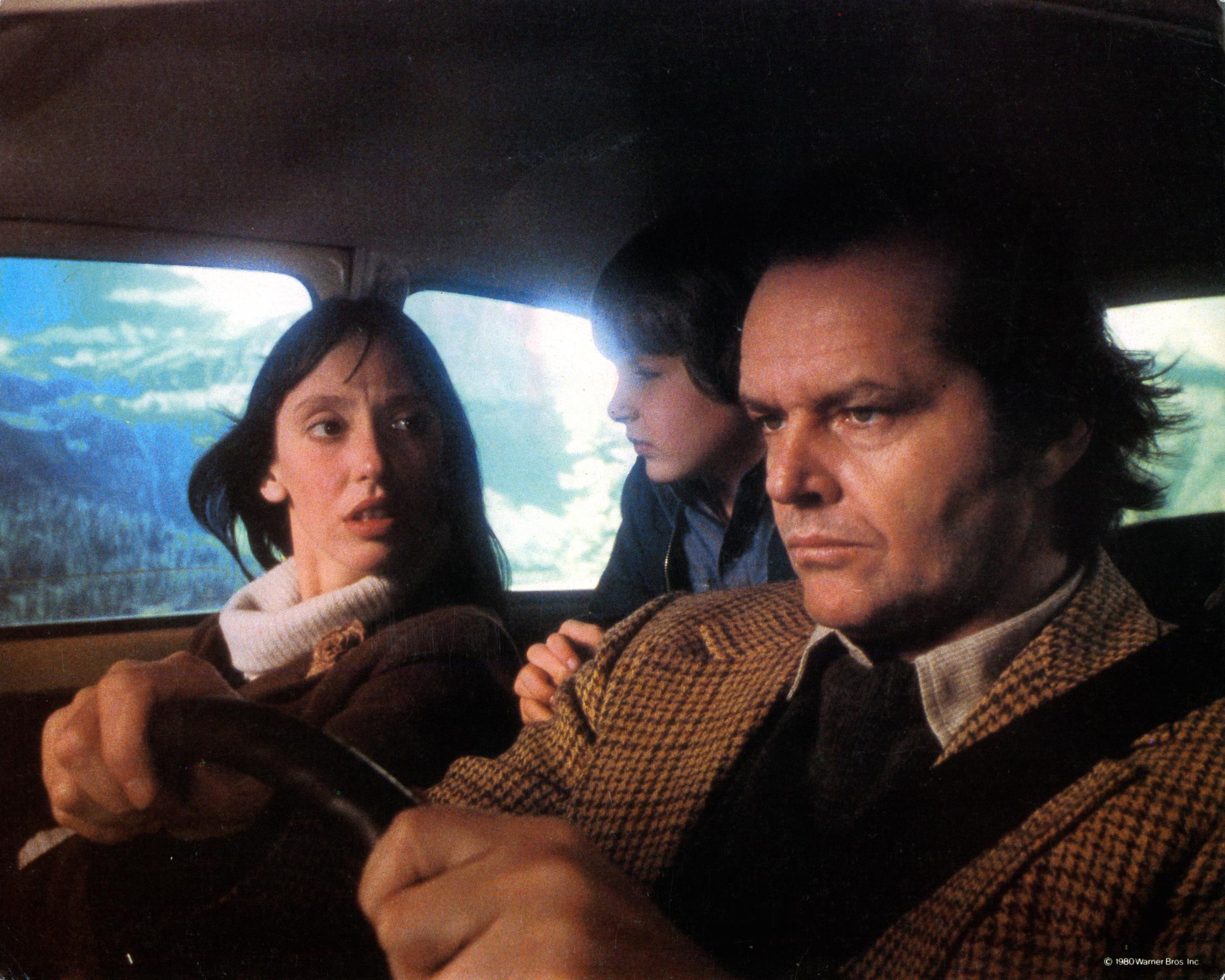 Shelley Duvall, Danny Lloyd, and Jack Nicholson, 'The Shining' film, 1980. | Source: Getty Images