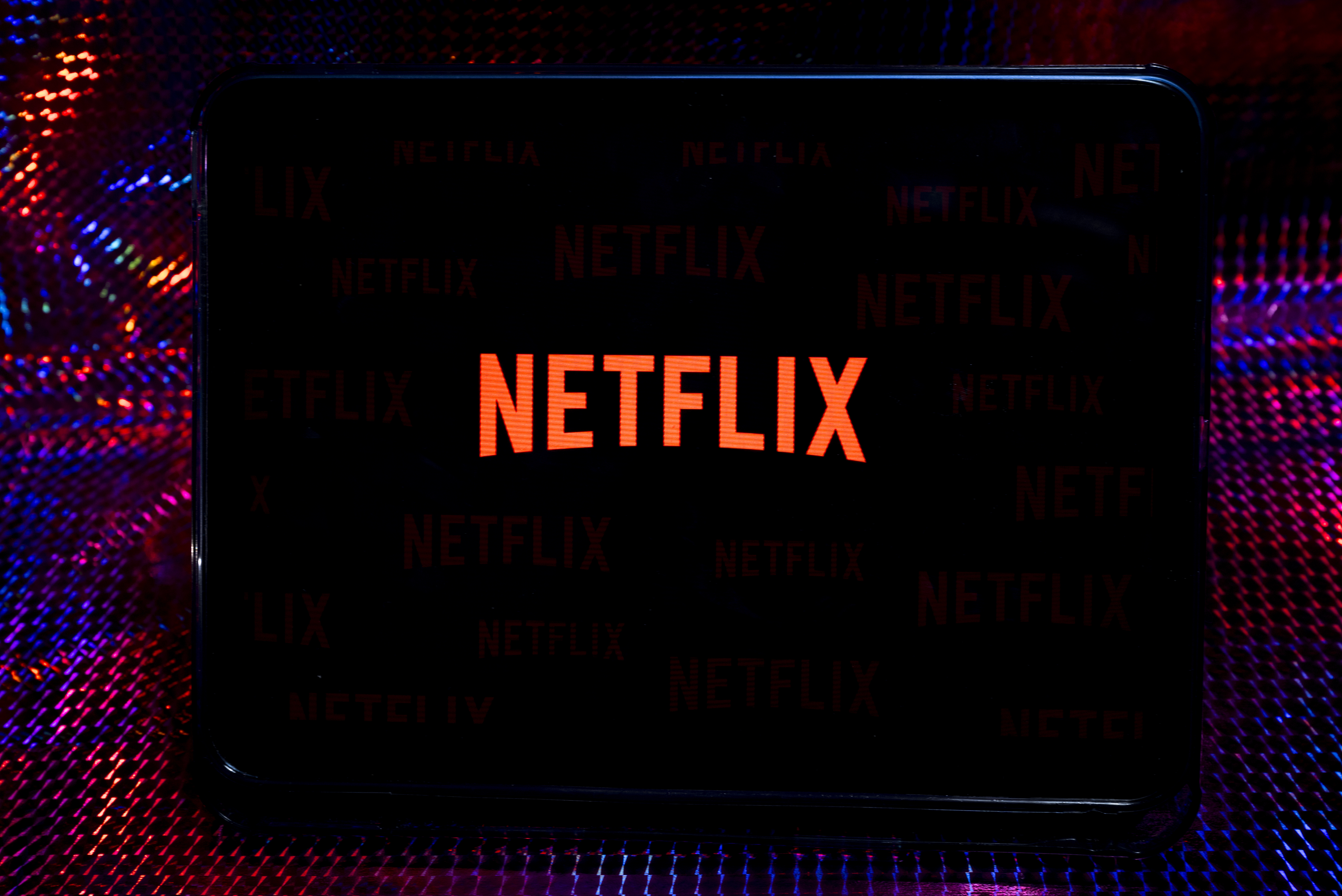 The Netflix logo photographed in 2024 | Source: Getty Images