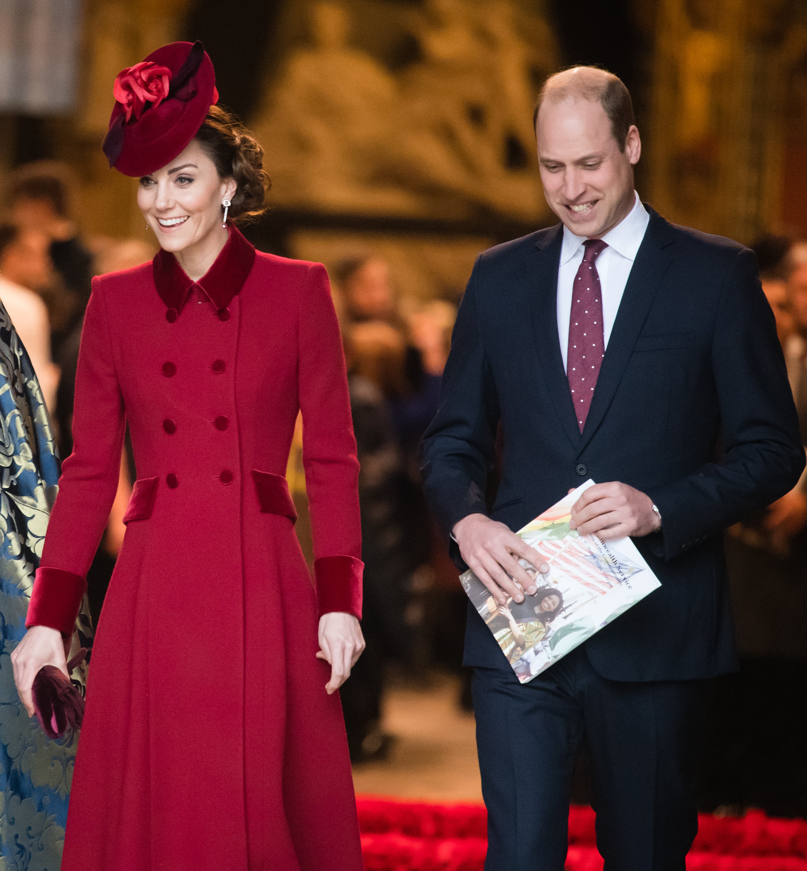 Kate Middleton and Prince William attend the Commonwealth Day Service 2020 on March 09, 2020, in London, England. | Source: Getty Images.