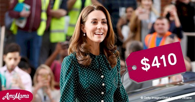 Kate Middleton flaunts emerald polka-dot dress on a Christmas visit to kids undergoing treatment