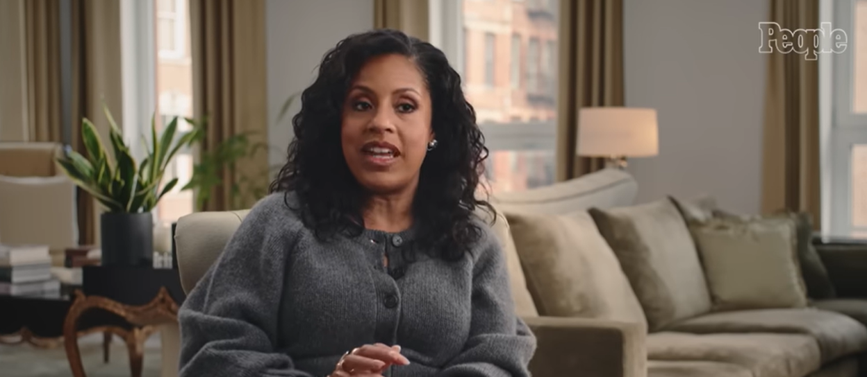 Sheinelle Jones during her interview, from a video post dated January 14, 2026. | Source: YouTube/People