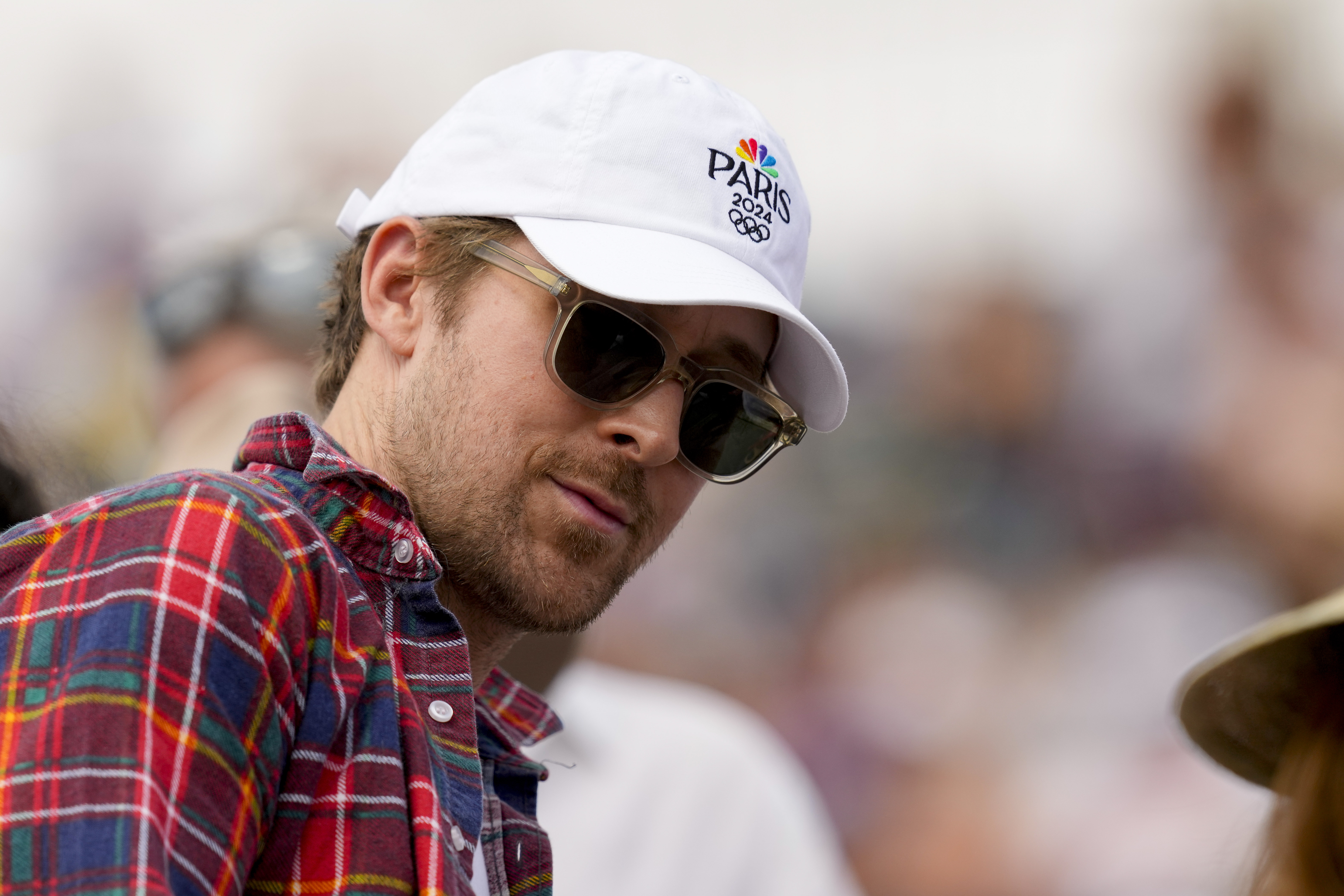 Ryan Gosling at the Equestrian Dressage Individual Grand Prix Freestyle Final at Château de Versailles during the Paris 2024 Olympics on August 4, 2024 | Source: Getty Images