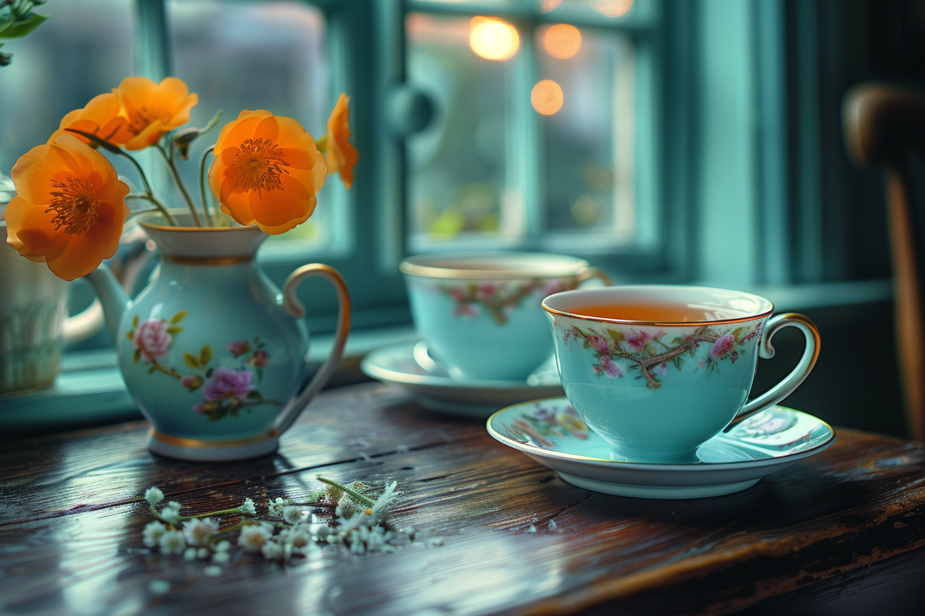 Two cups of tea | Source: Midjourney