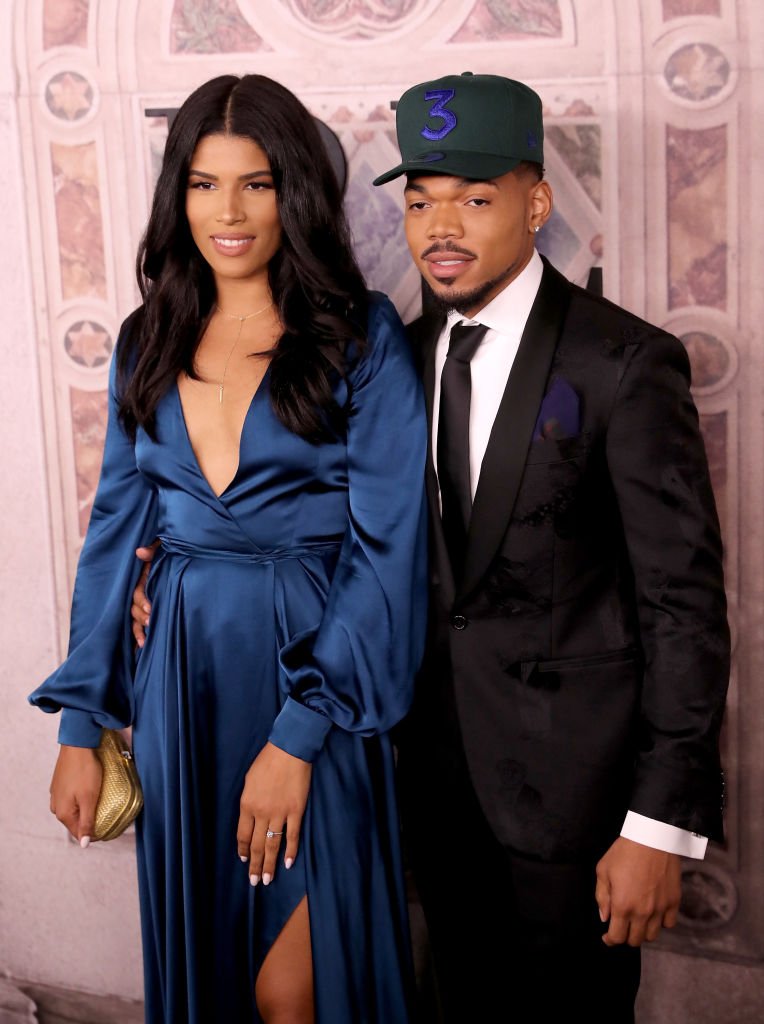 Kirsten Corley and Chance the Rapper attend the Ralph Lauren fashion show during New York Fashion Week at Bethesda Terrace | Photo: Getty Images