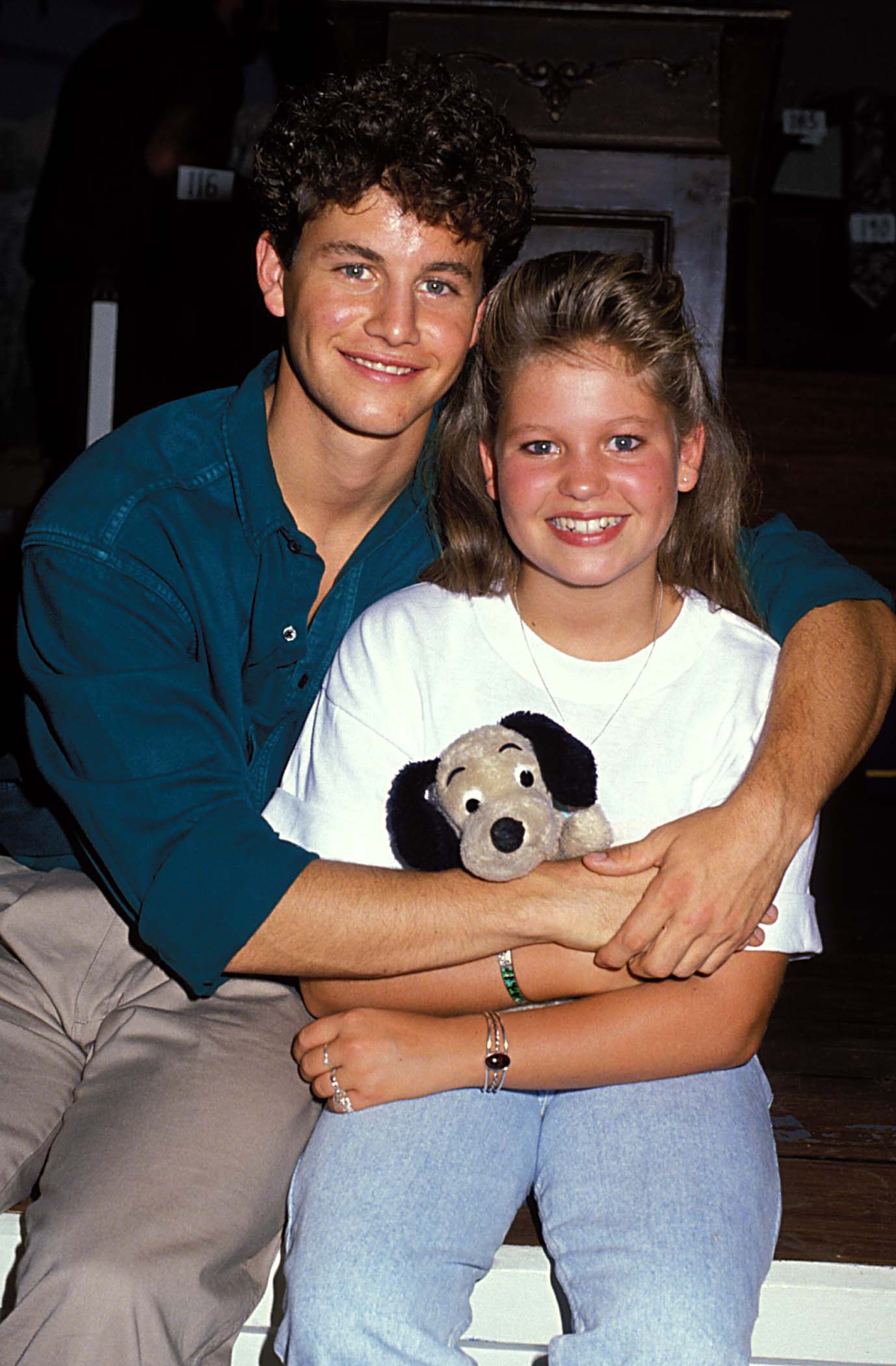 Kirk Cameron and Candace Cameron Bure in 1989 | Source: Getty Images 