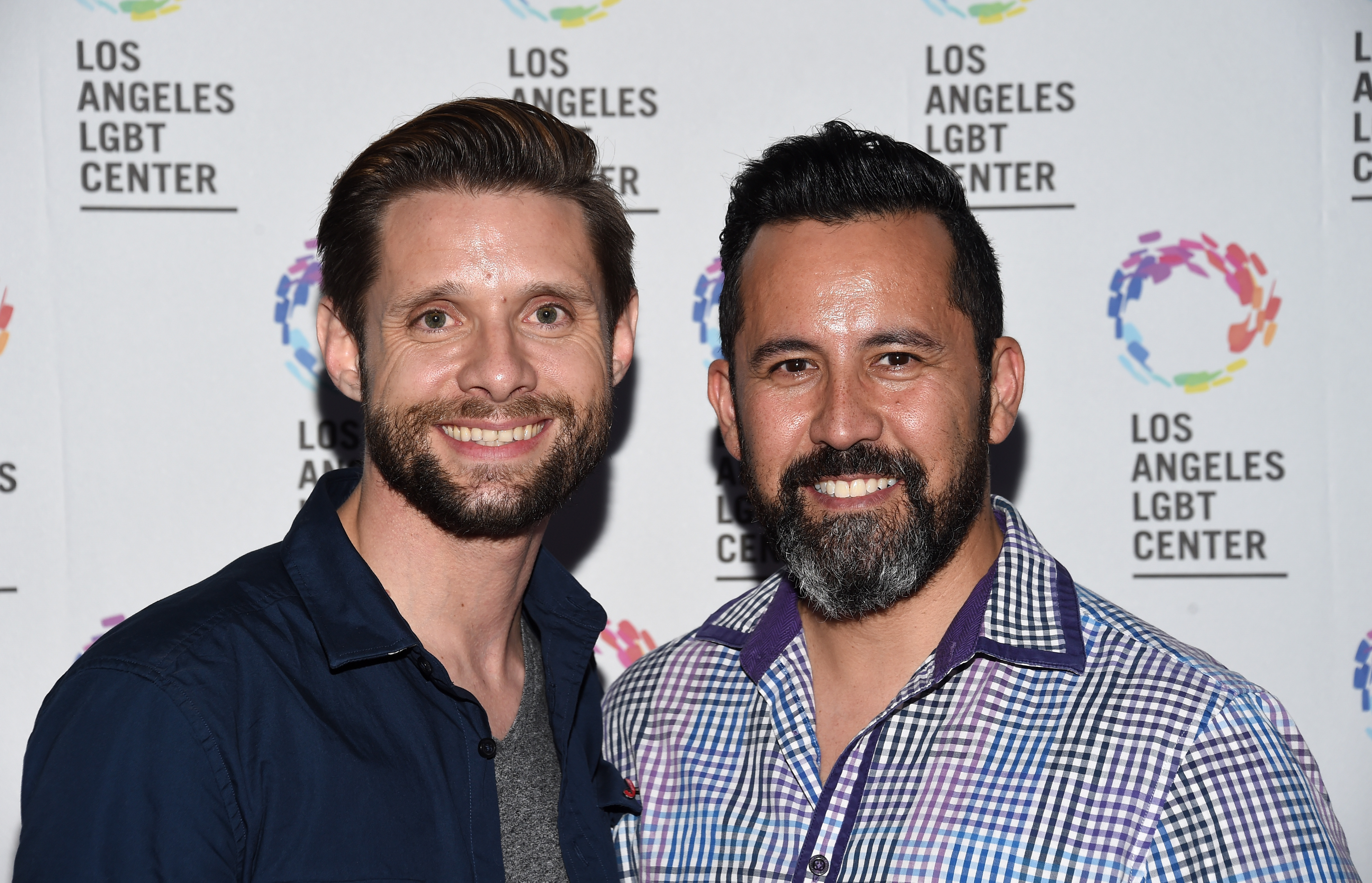 Danny Pintauro and Wil Tabares arrive at the premiere party for Fuse's "Transcendent" at The Village at Ed Gould Plaza on September 28, 2015, in Los Angeles, California. | Source: Getty Images