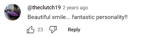 User comment on Samantha Ramsdell's story shared in a video dated July 28, 2021 | Source: youtube.com/guinnessworldrecords