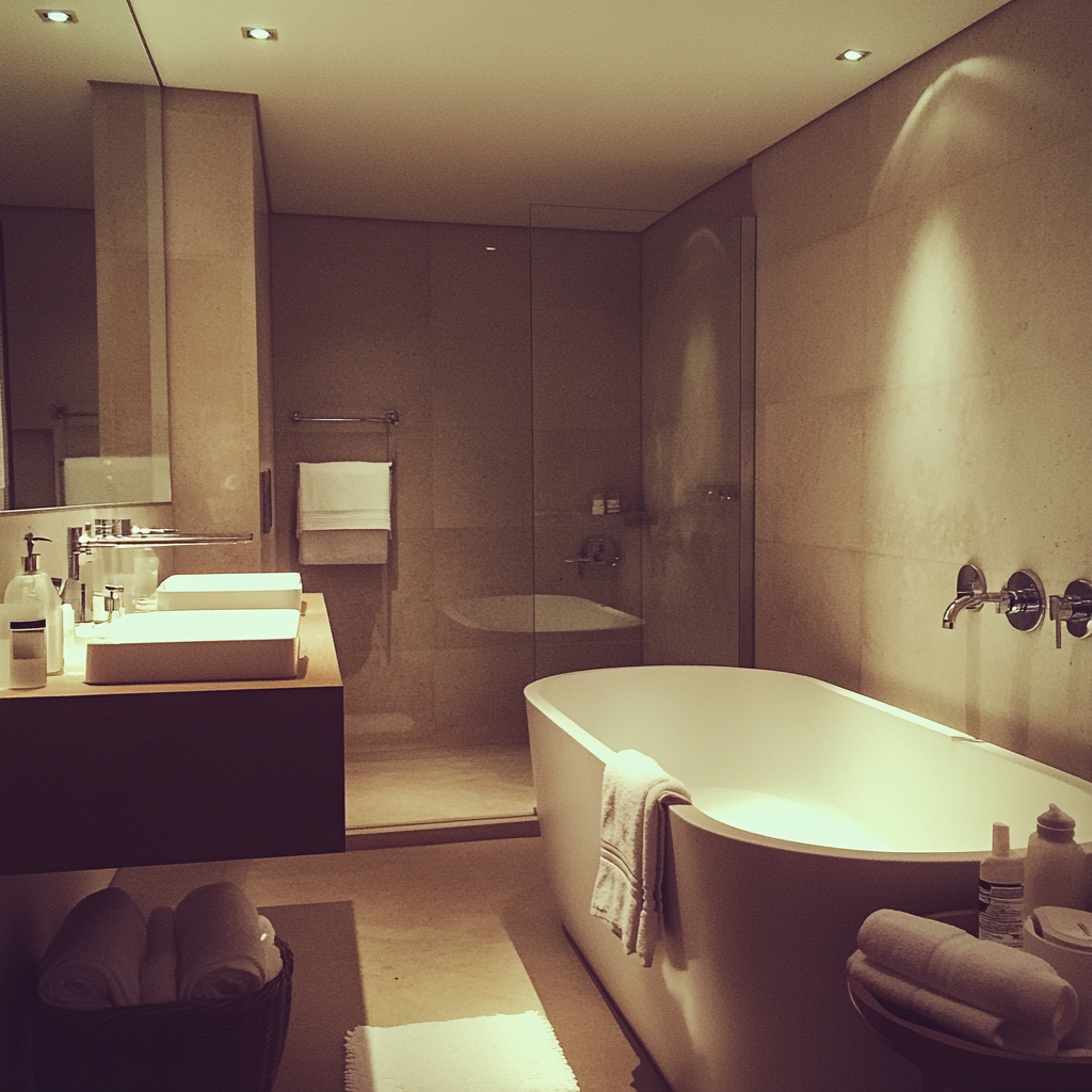 A perfect bathroom | Source: Midjourney