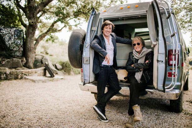 Jacques Dutronc et son fils Thomas | Photo : Getty Images