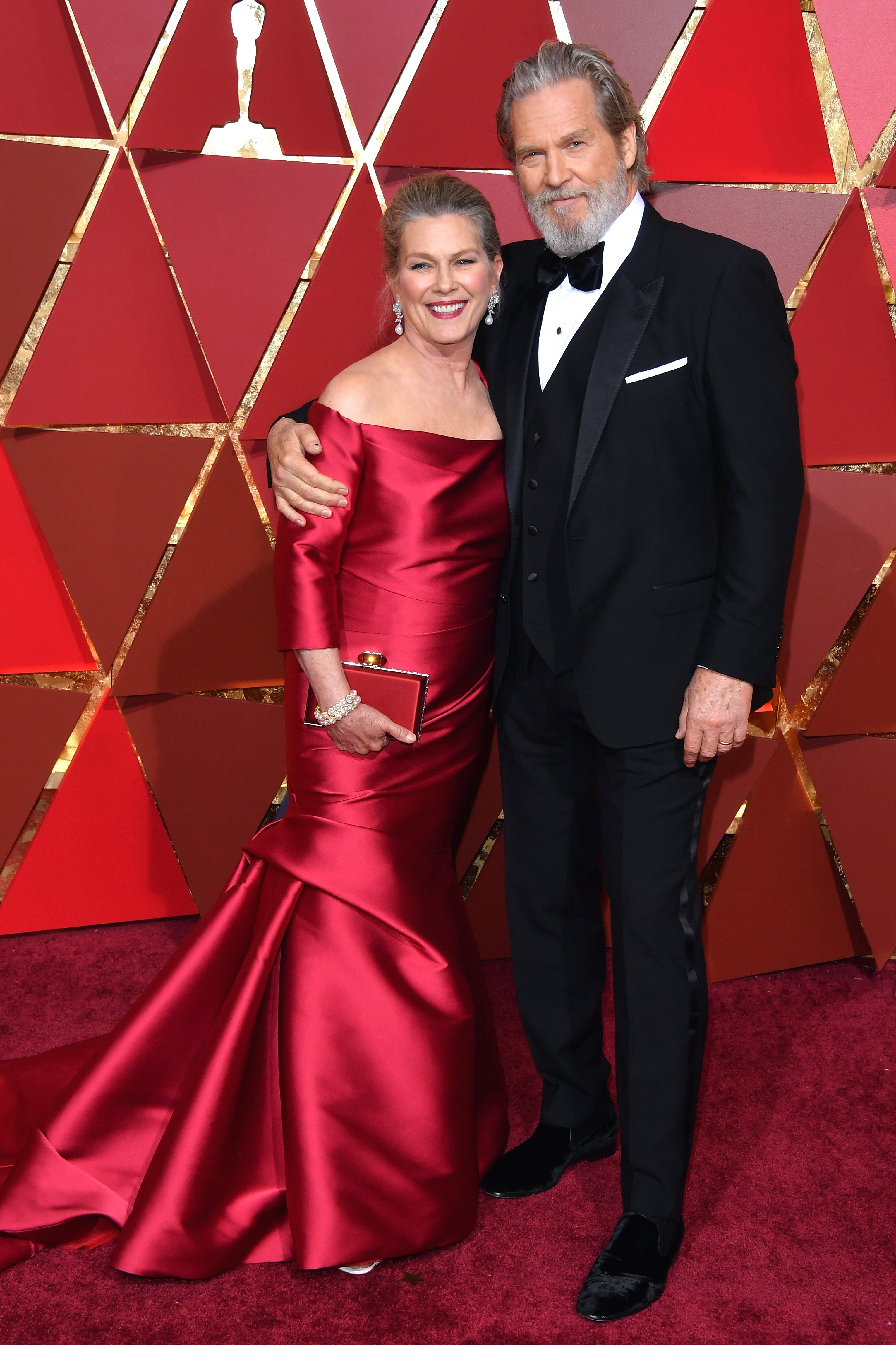 Jeff Bridges and Susan Bridges attend the 89th Annual Academy Awards at Hollywood & Highland Center on February 26, 2017 in Hollywood, California | Source: Getty Images