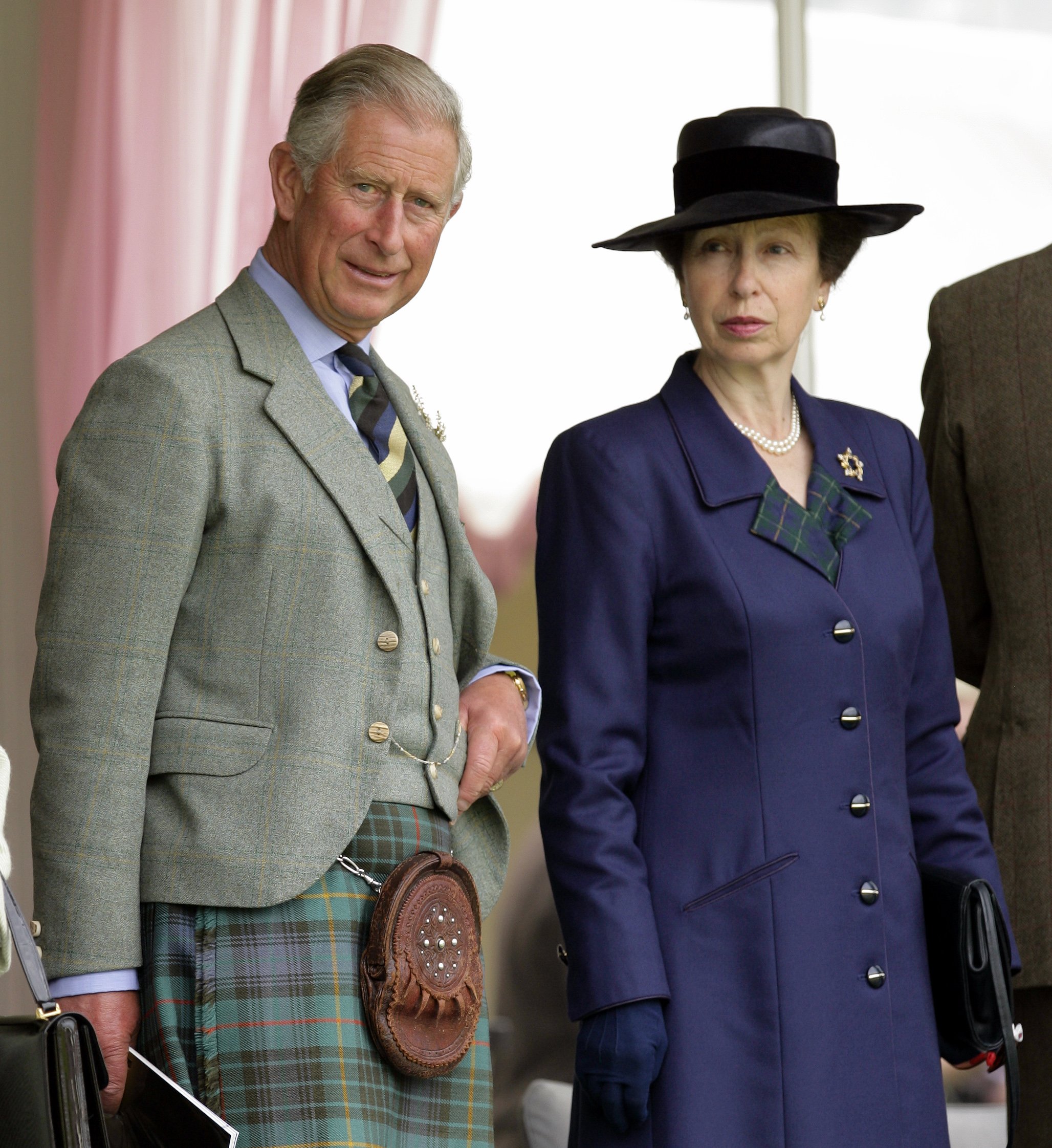 Princess Anne and Prince Charles in Braemar 2010. | Source: Getty Images