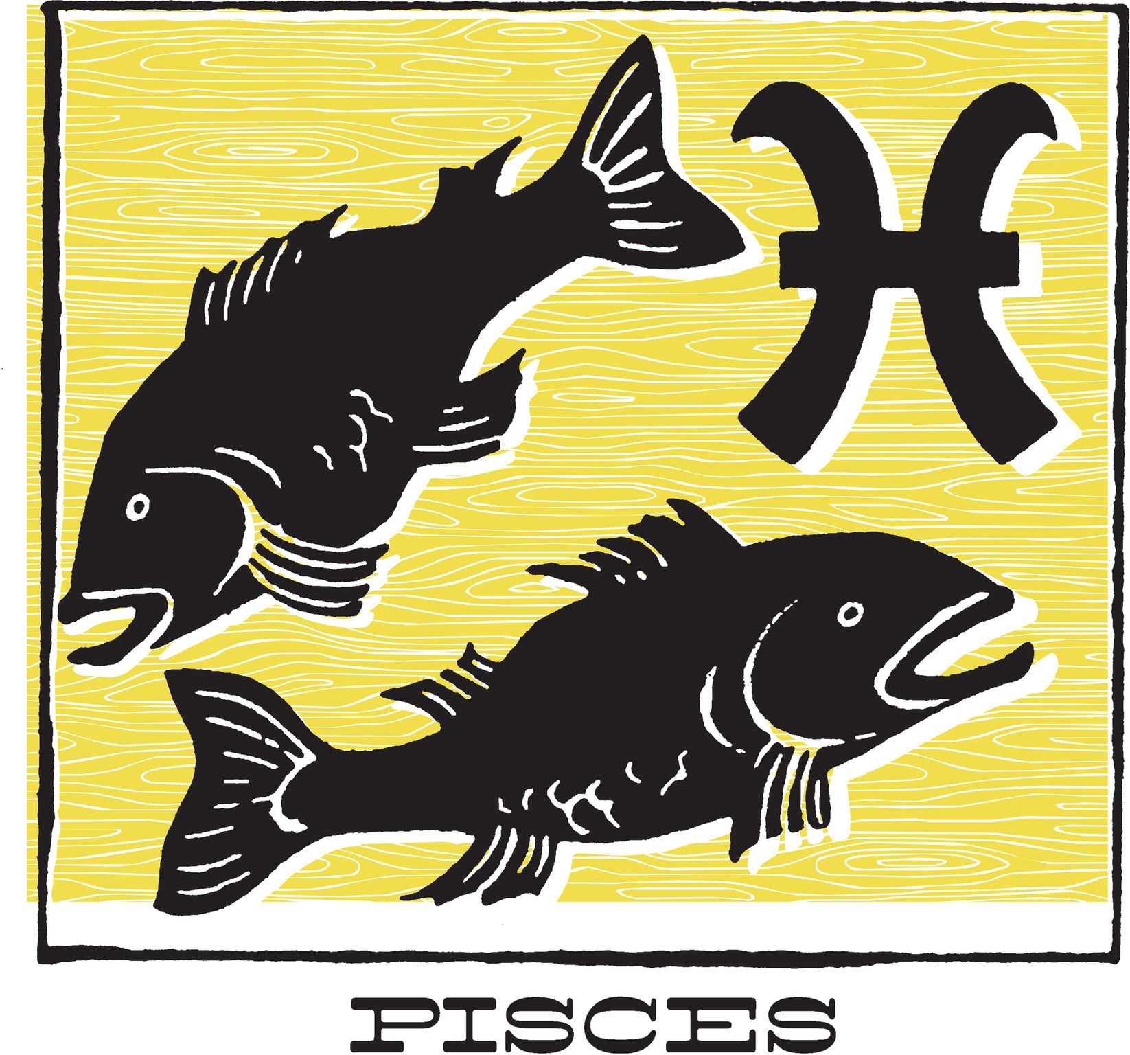 A symbol of the Pisces zodiac sign. | Source: Getty Images