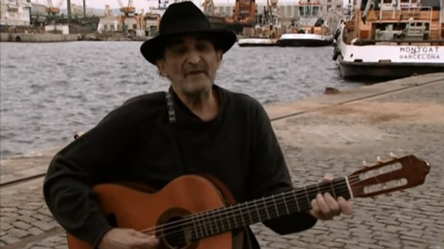 El cantante español que protestaba contra Franco. | Foto: YouTube/Archivio Libertario El cantante español que protestaba contra Franco. | Foto: YouTube/Archivio Libertario