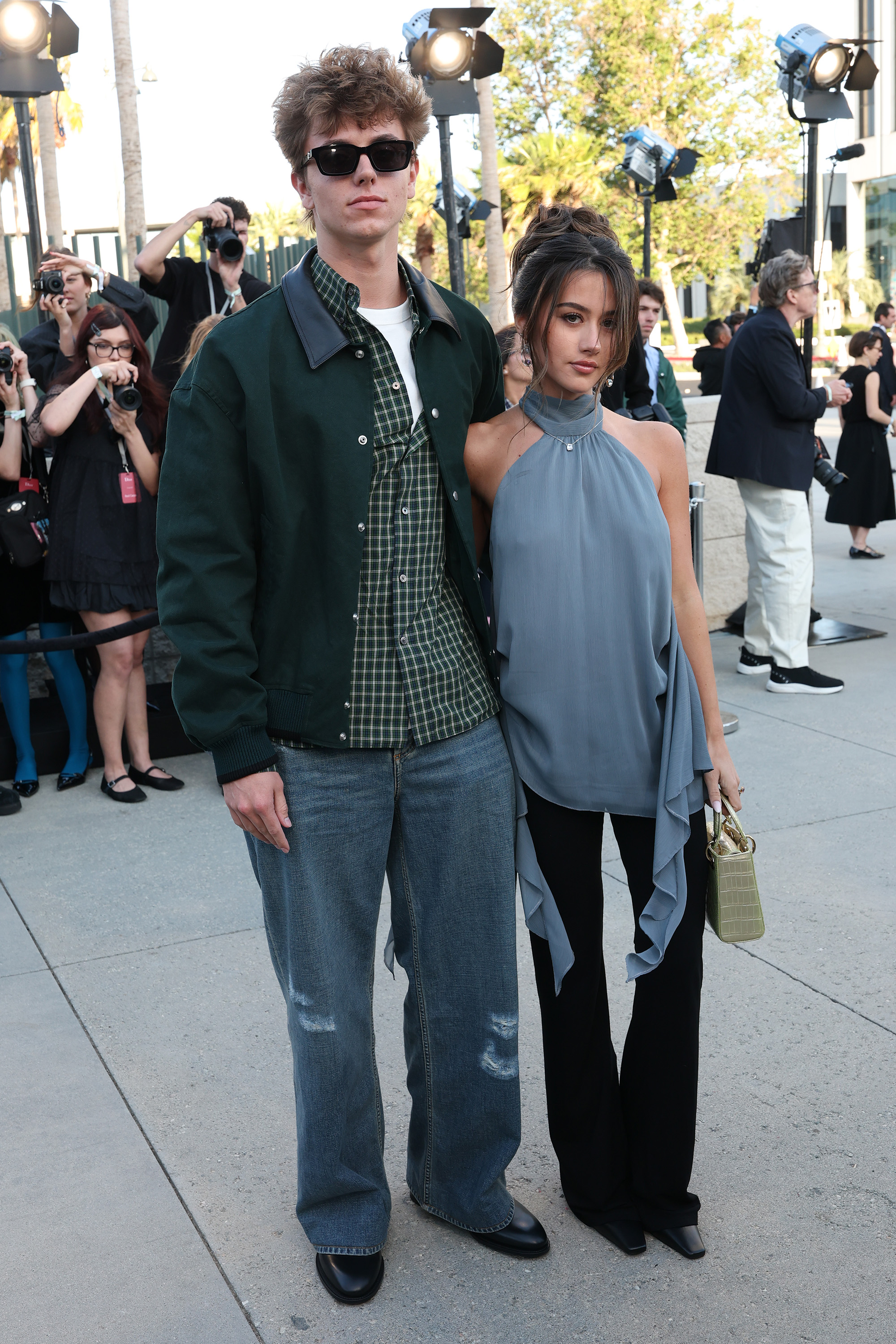 Jayden James Federline and a companion attend the 2027 Dior Cruise Show at Los Angeles County Museum of Art on May 13, 2026 in Los Angeles, California | Source: Getty Images